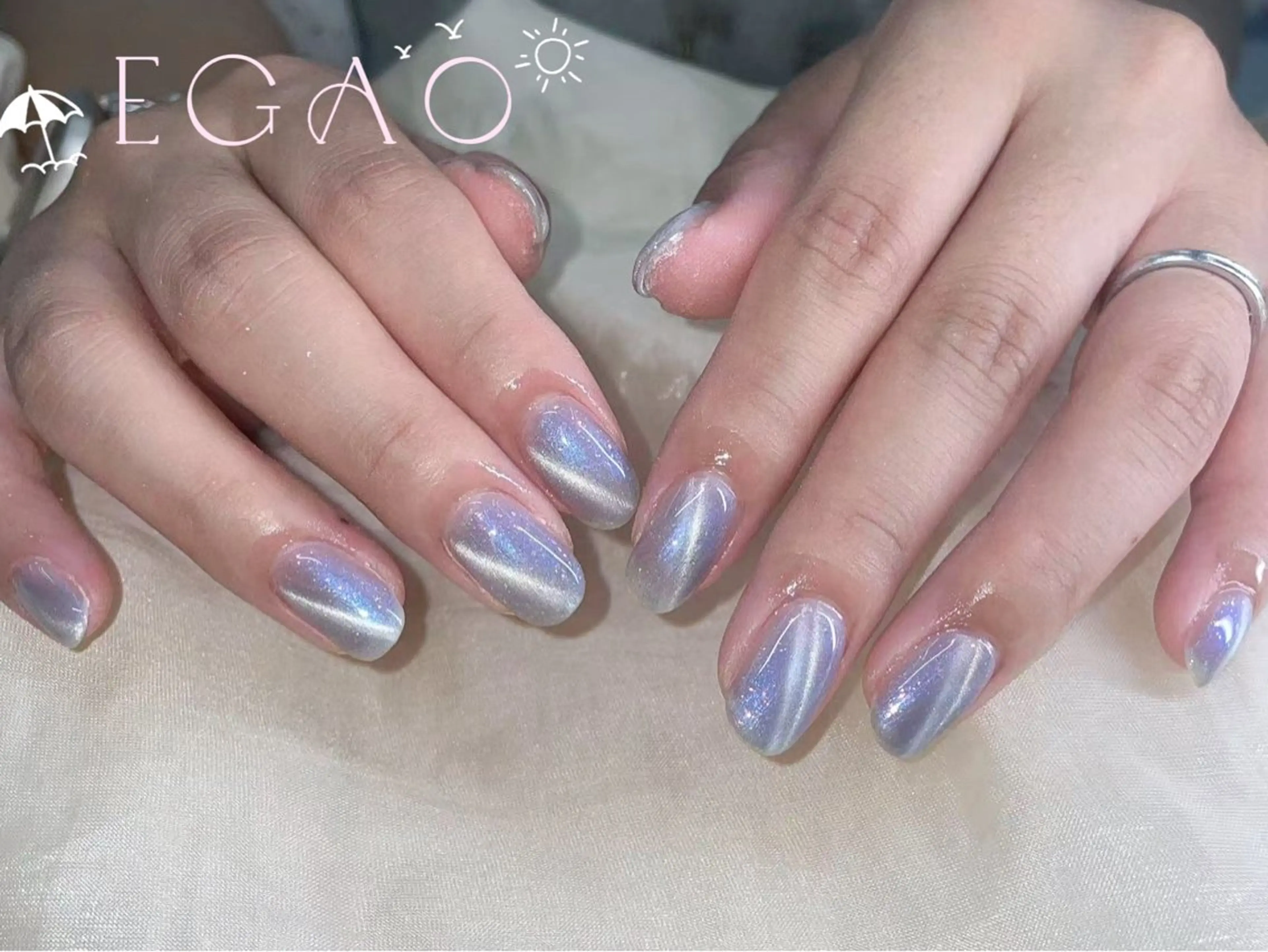 ネイル アートネイル フットネイル フレンチネイル ジェルネイル グラデーション ハンドネイル Egao Nail錦糸町店のネイルデザイン