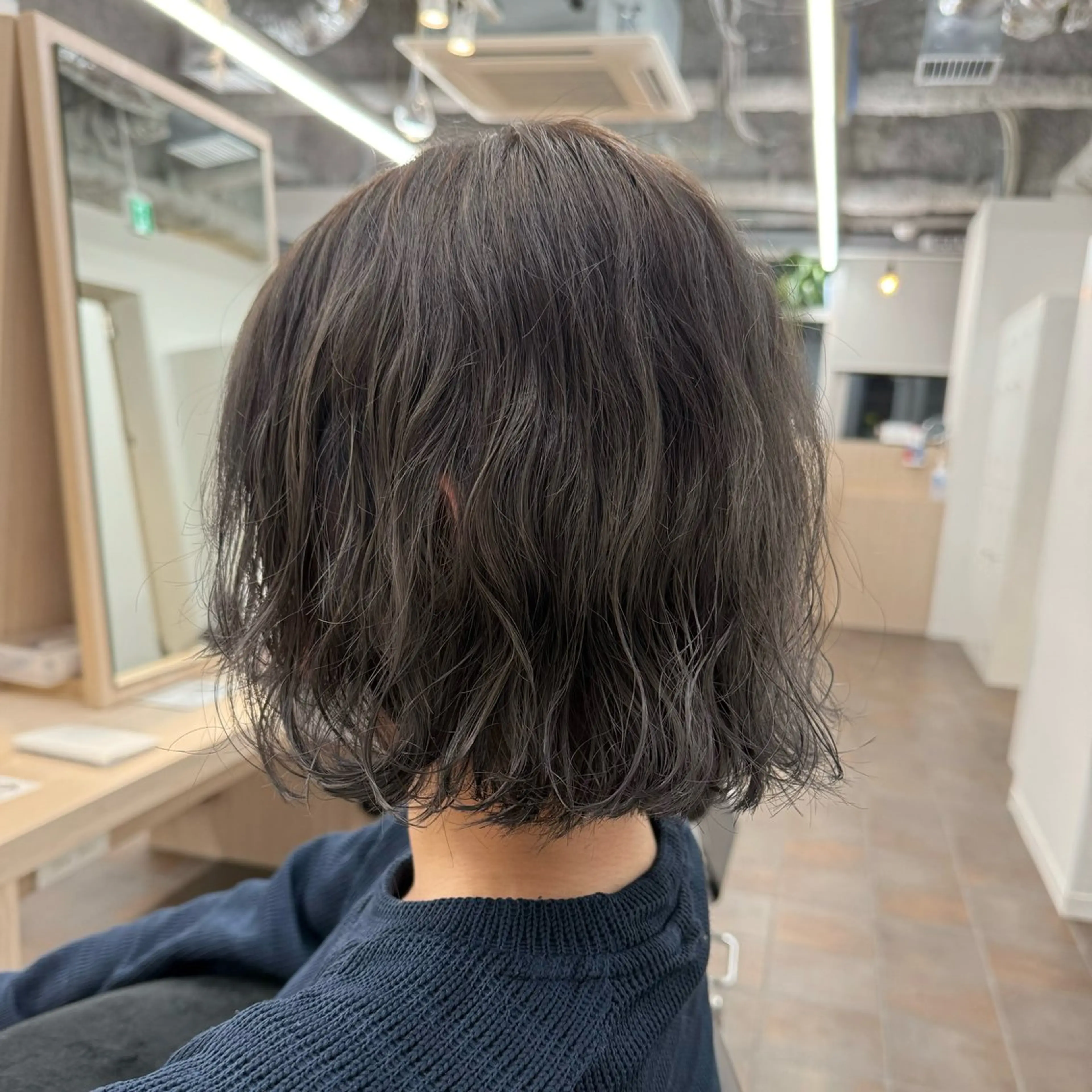 ミディアム ミディアムパーマ カット パーマ トリートメント miwa/ボブパーマ /モードボブのヘアスタイル