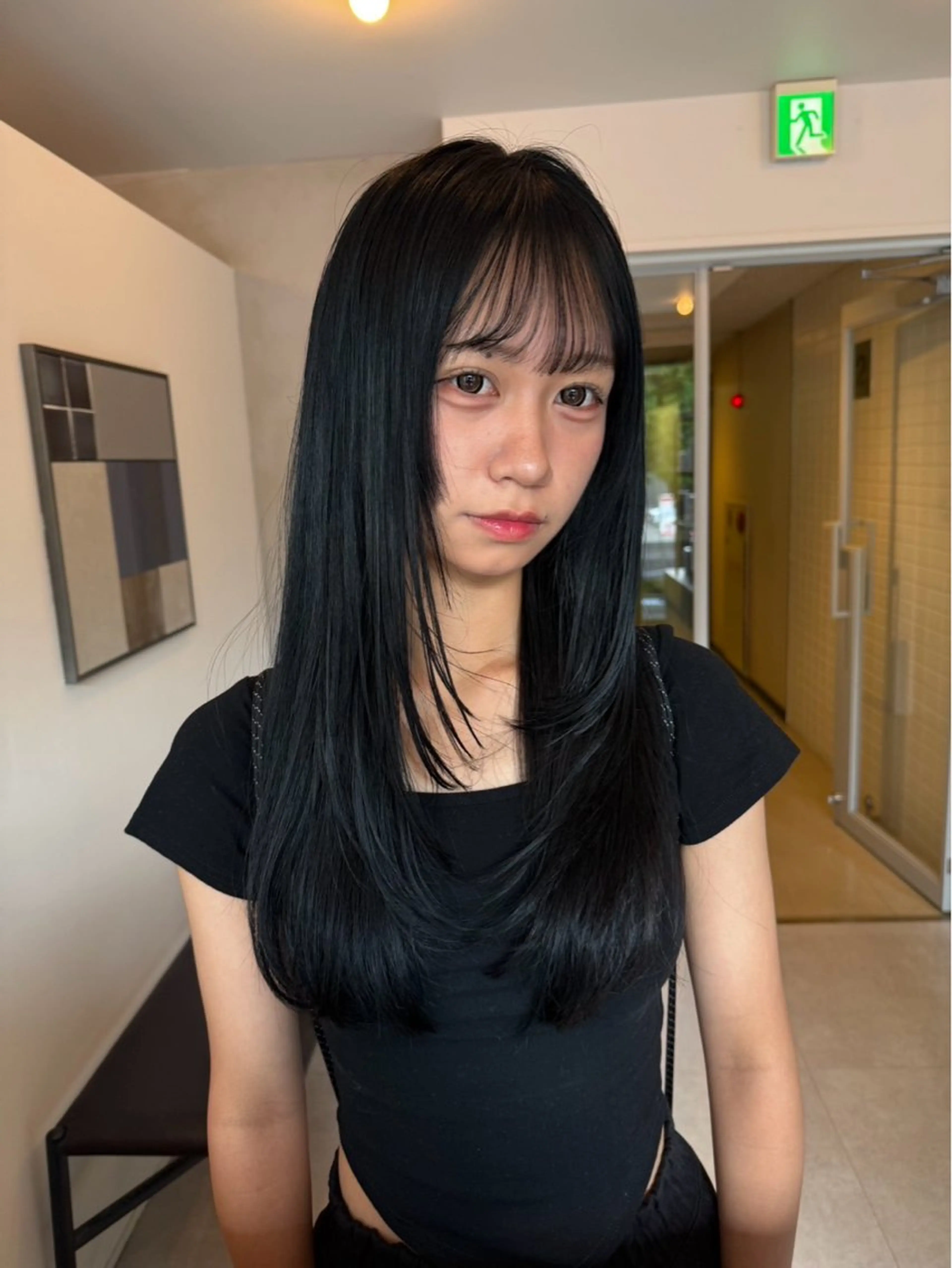 ロング ハイレイヤー レイヤーカット カイ/名古屋・伏見 カットモデルのヘアスタイル