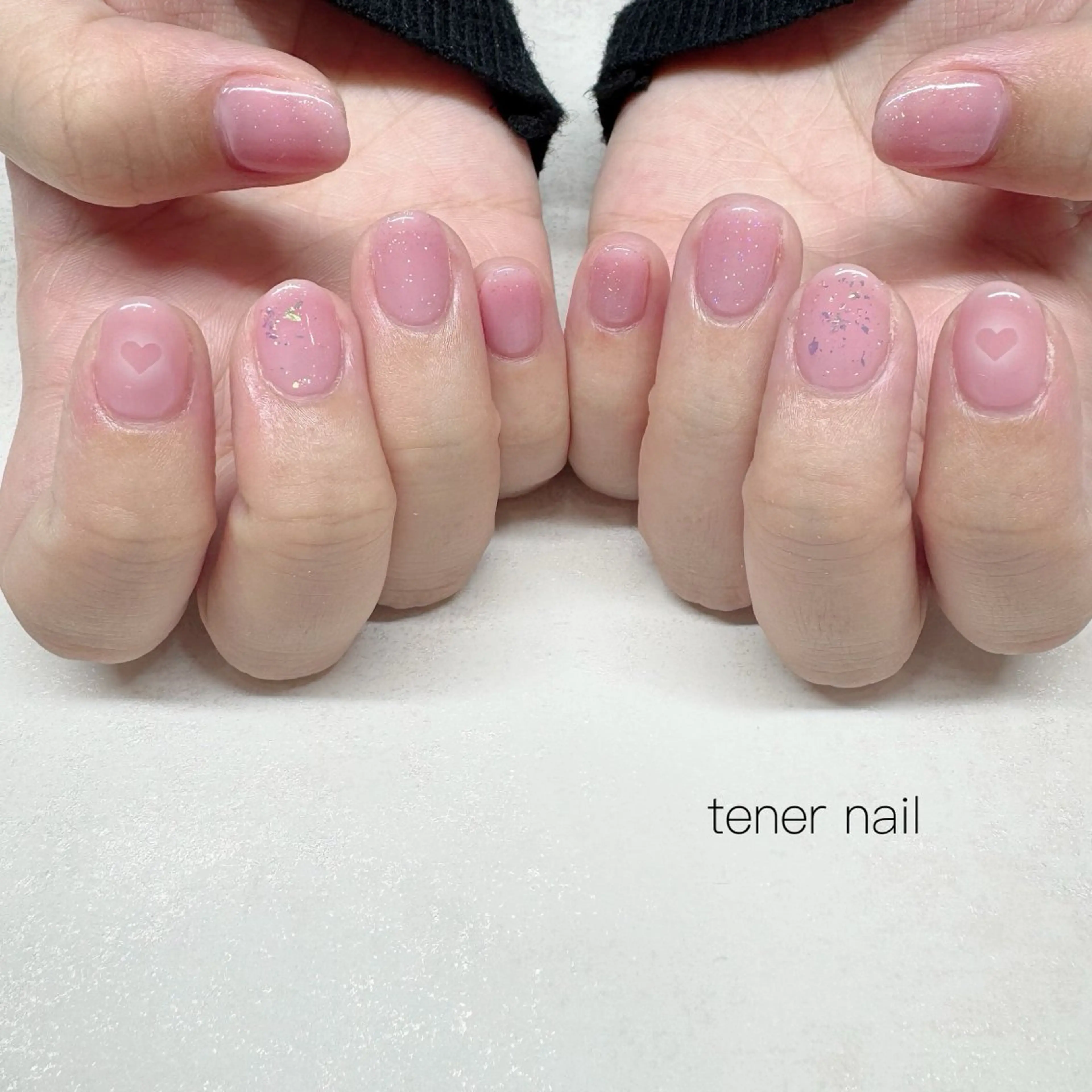 ネイル ピンク ハンドネイル テネルネイル tener nailのネイルデザイン