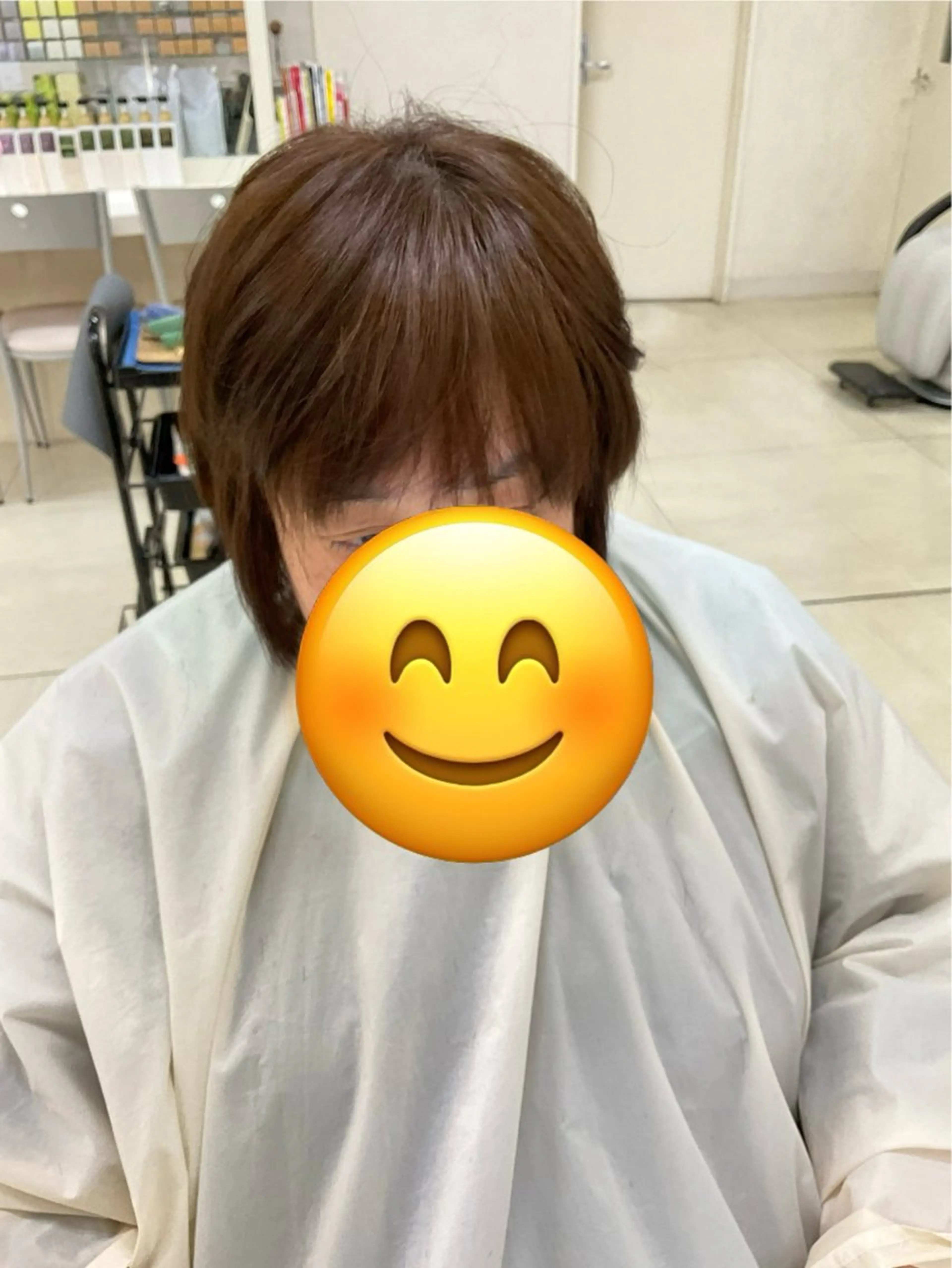 ショート タカハシ リナのヘアスタイル