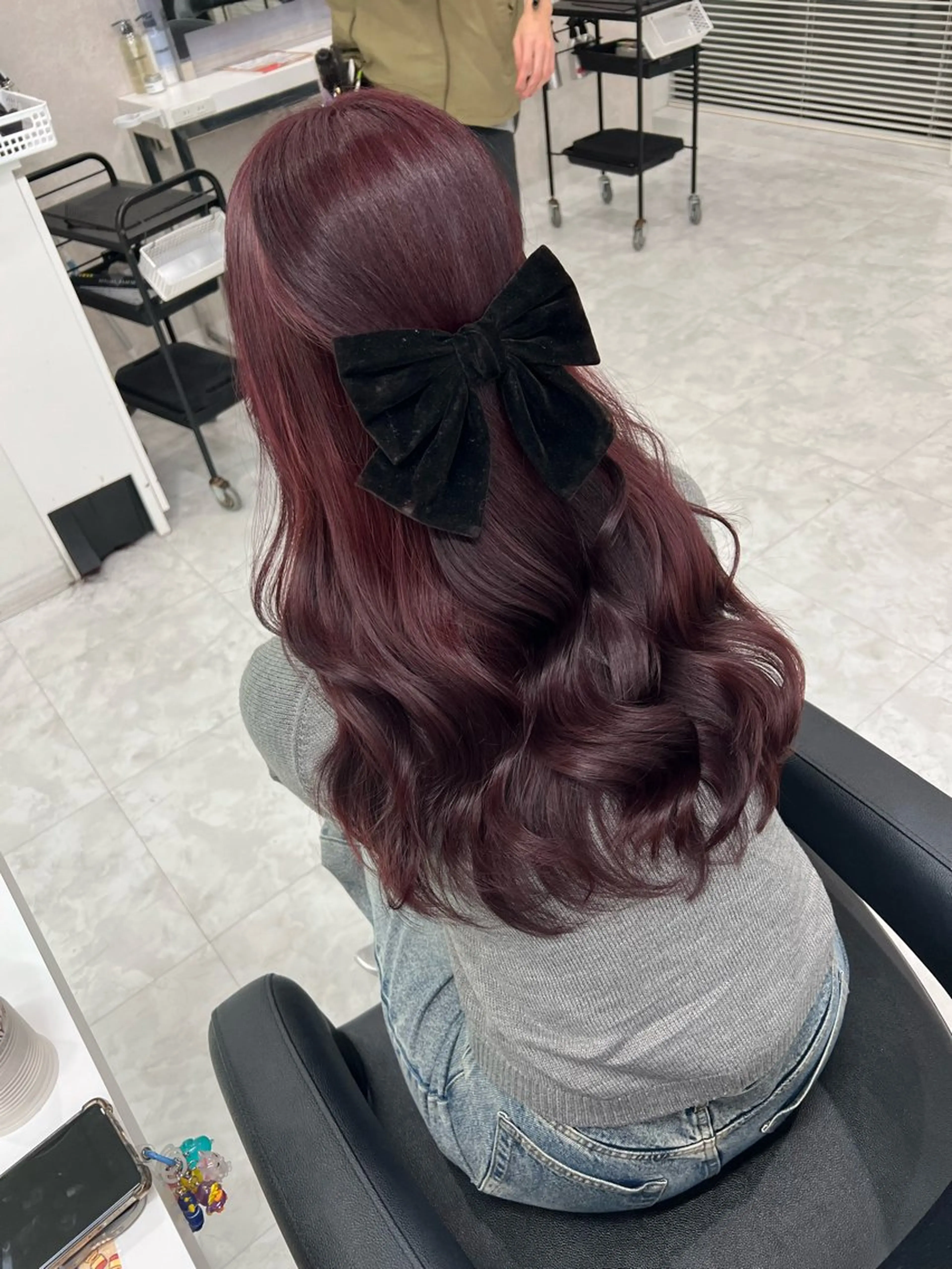 セミロング 艶カラー美髪縮毛矯正 /髪質改善✨️ユウキのヘアスタイル