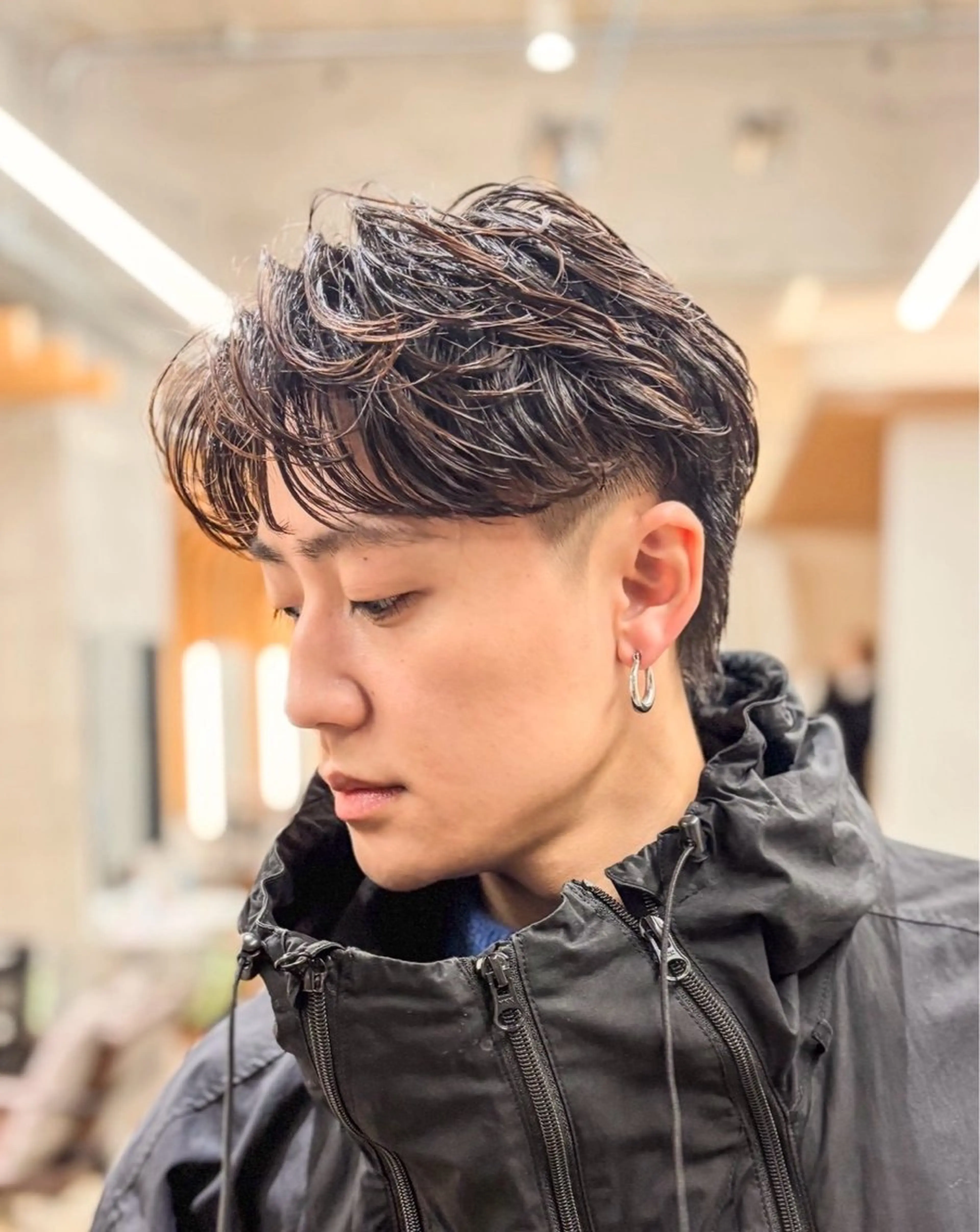 メンズ カット パーマ 新宿メンズ/パーマ /縮毛矯正/佐竹汰月のヘアスタイル