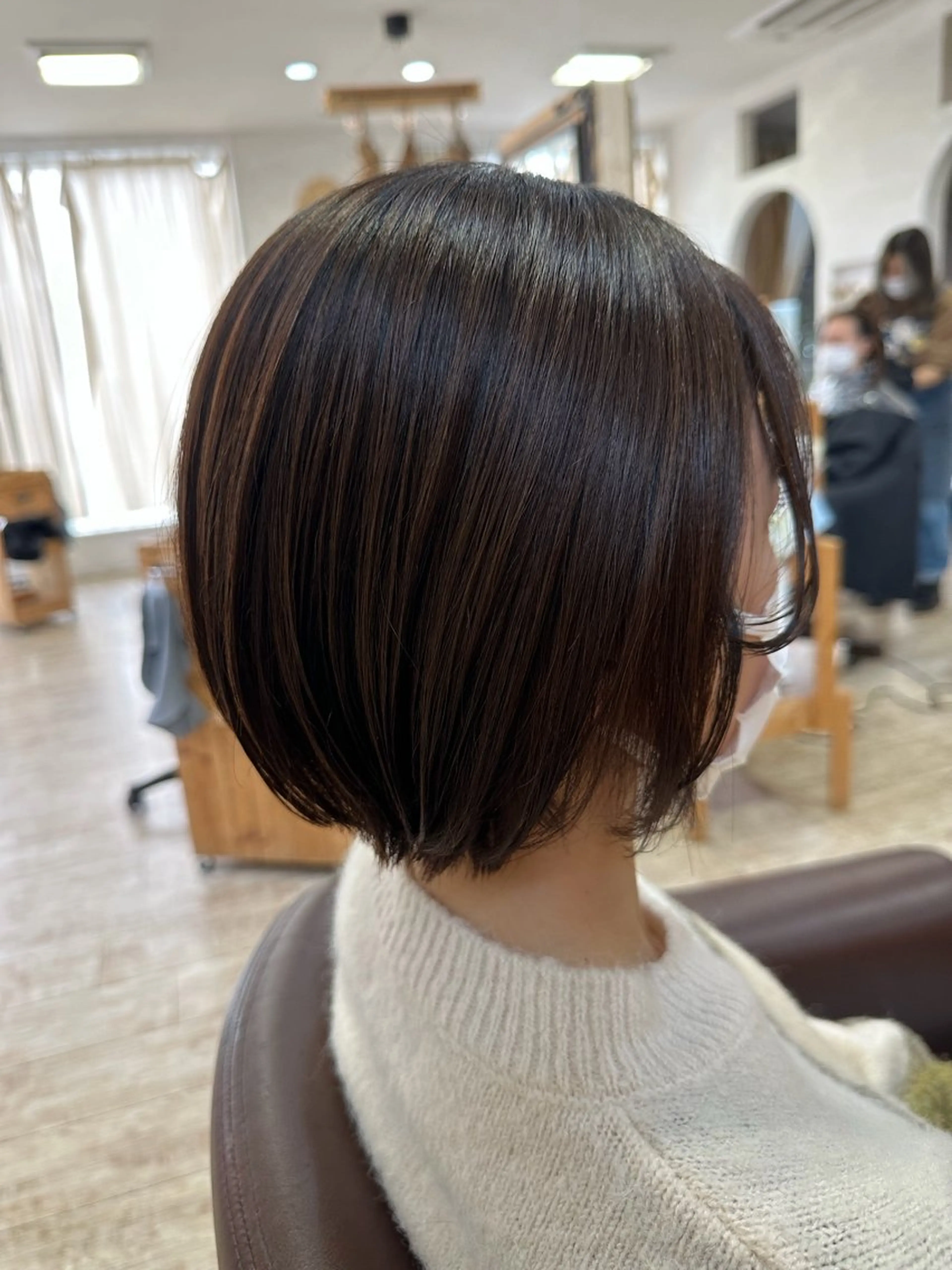 ショート 木村 彩花のヘアスタイル