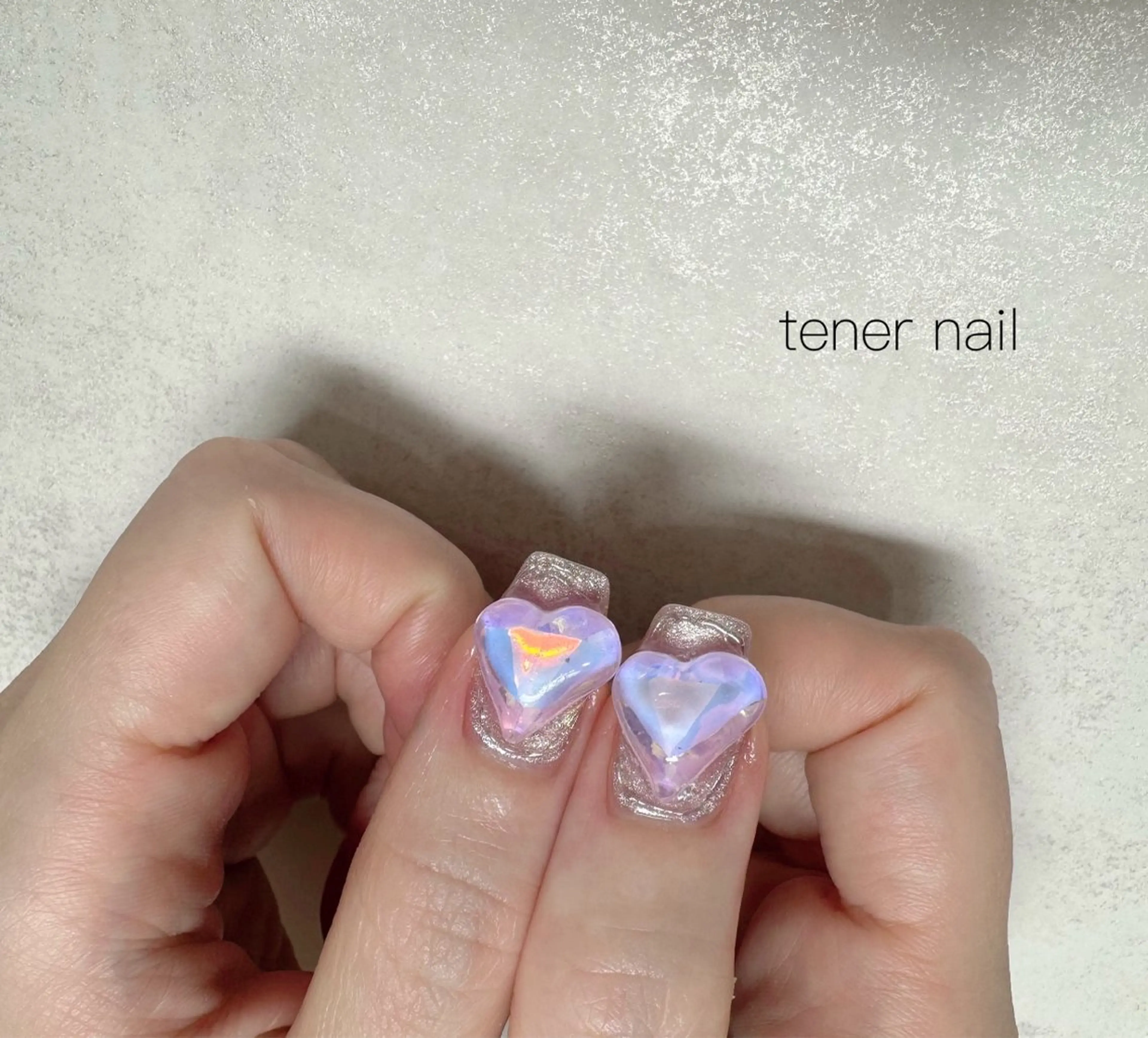 ネイル ハート ハンドネイル テネルネイル tener nailのネイルデザイン
