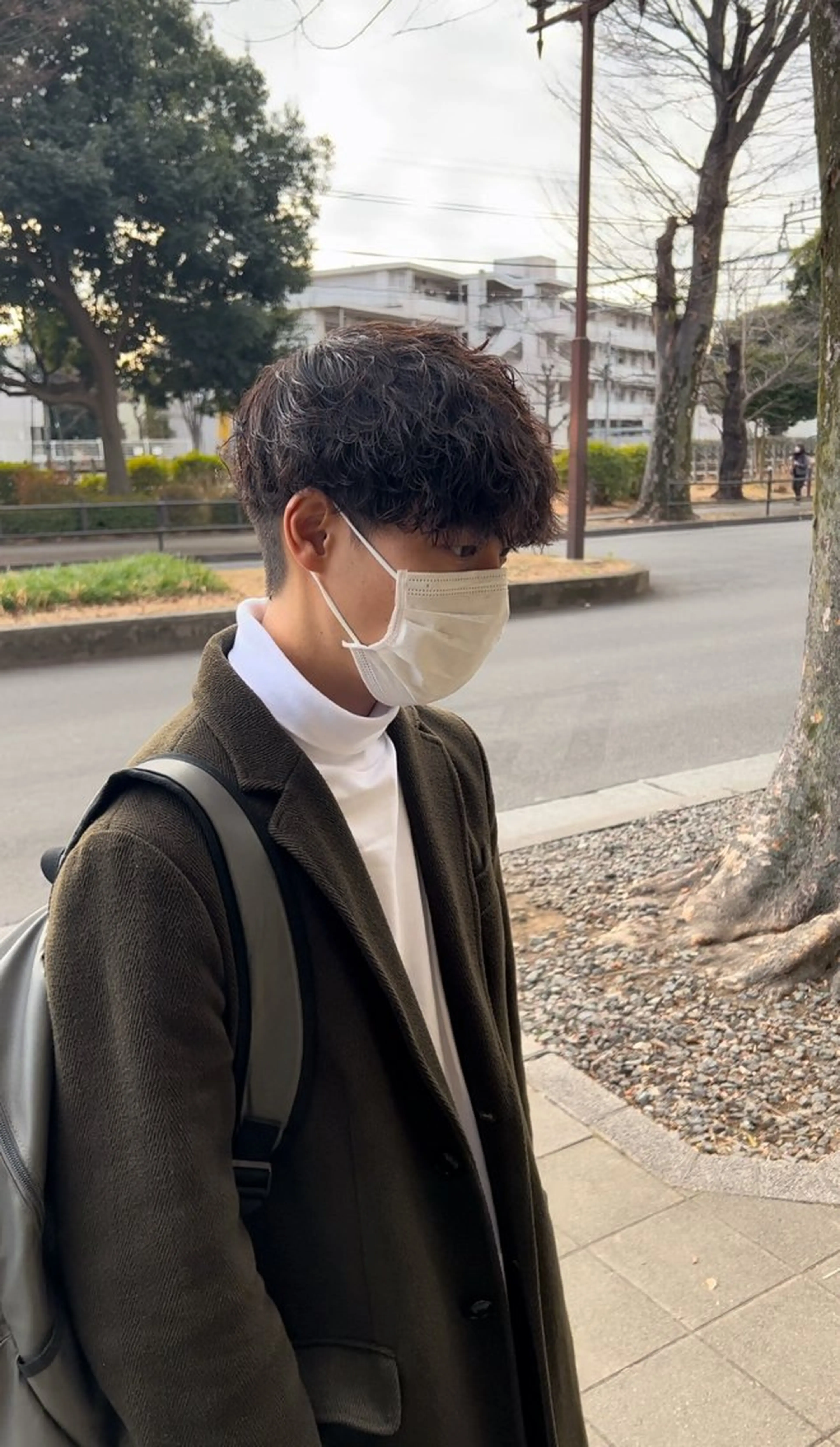 ショート パーマ メンズ メンズパーマ⚜️ 角花ひろゆきのヘアスタイル