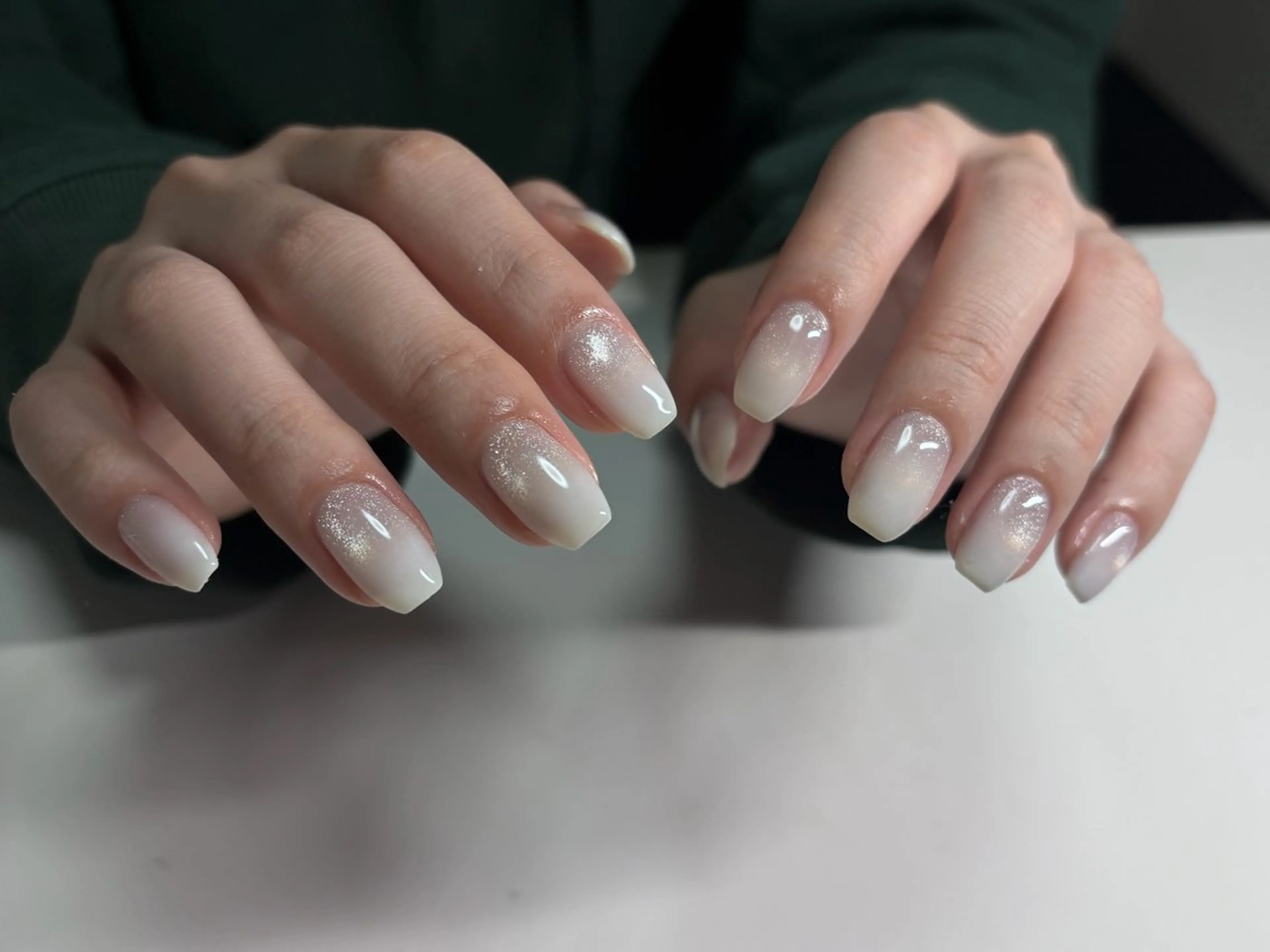 ネイル グラデーション マグネットネイル ハンドネイル nayu nailのネイルデザイン