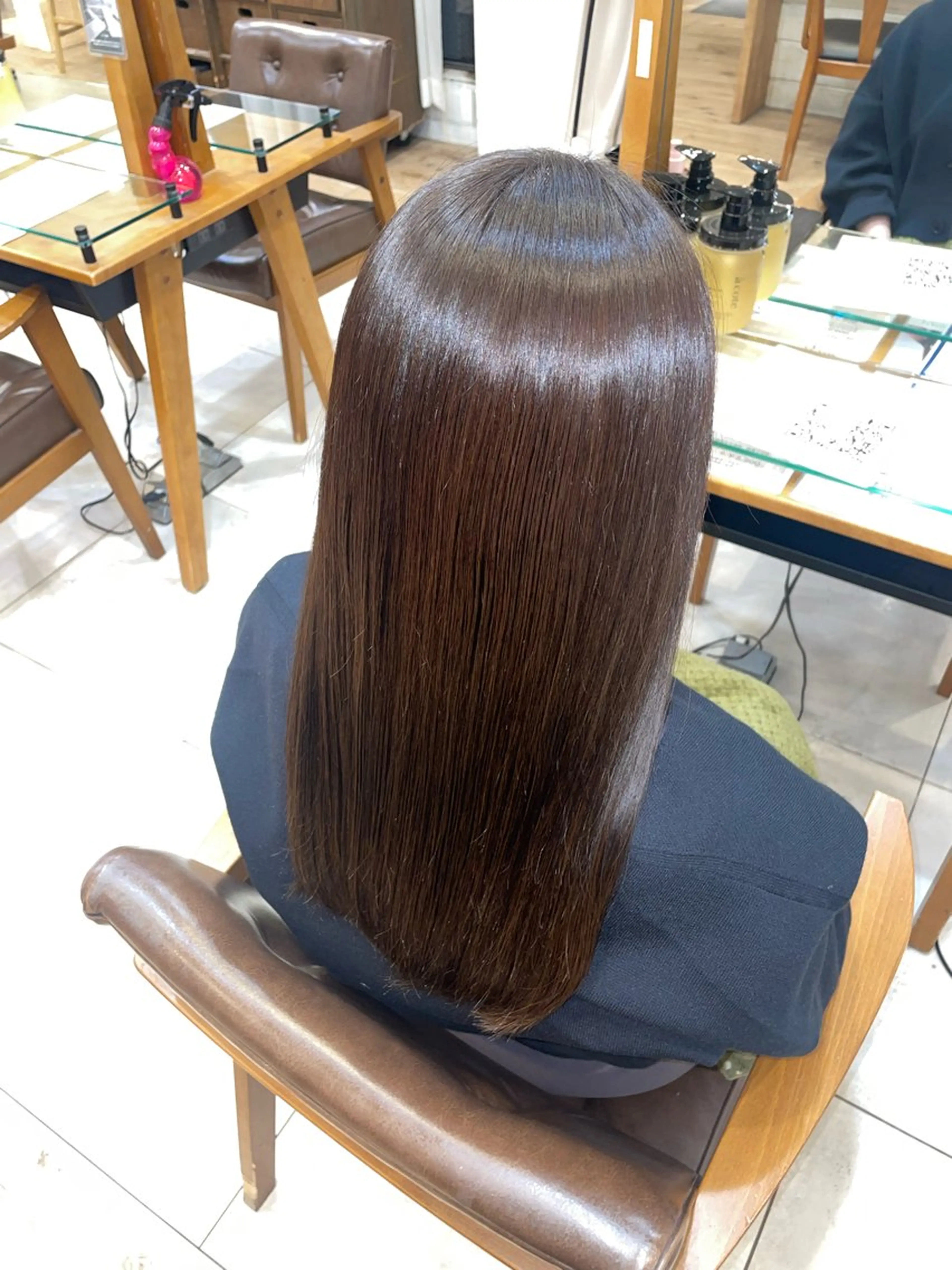 新原 陽那のヘアスタイル