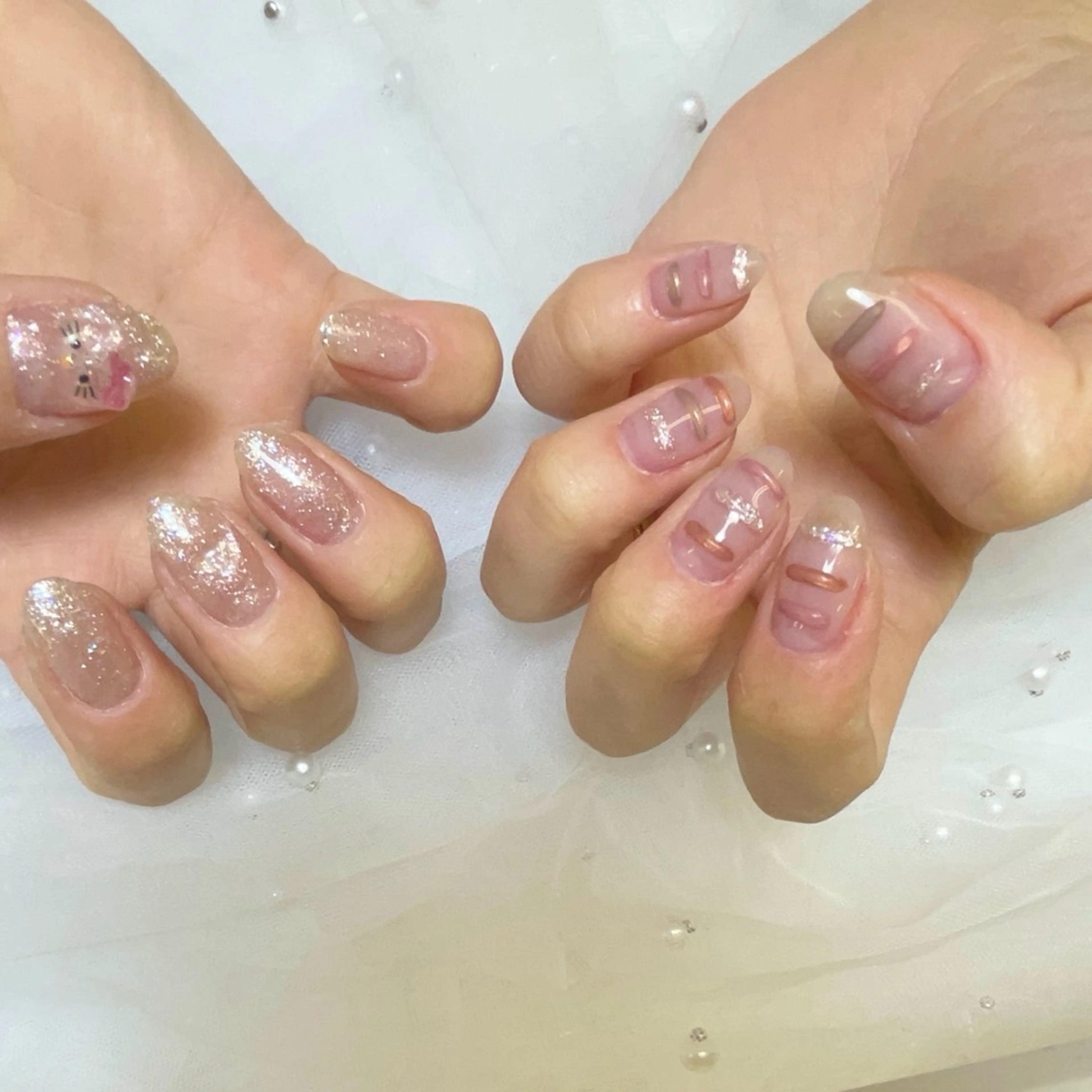ネイル ハンドネイル フットネイル S LOUNGE NAIL所属・パーツたくさん🍓 SUMIのネイルデザイン