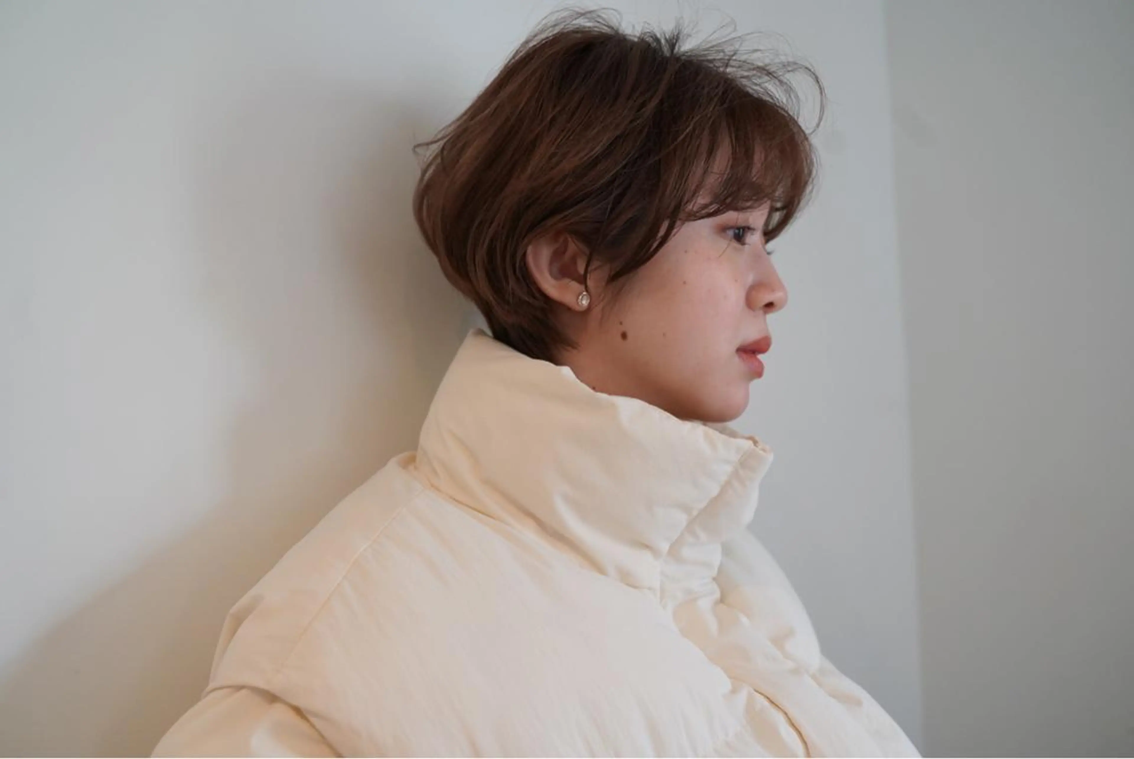 ショート カラー 美髪ストレート 川本雄己のヘアスタイル