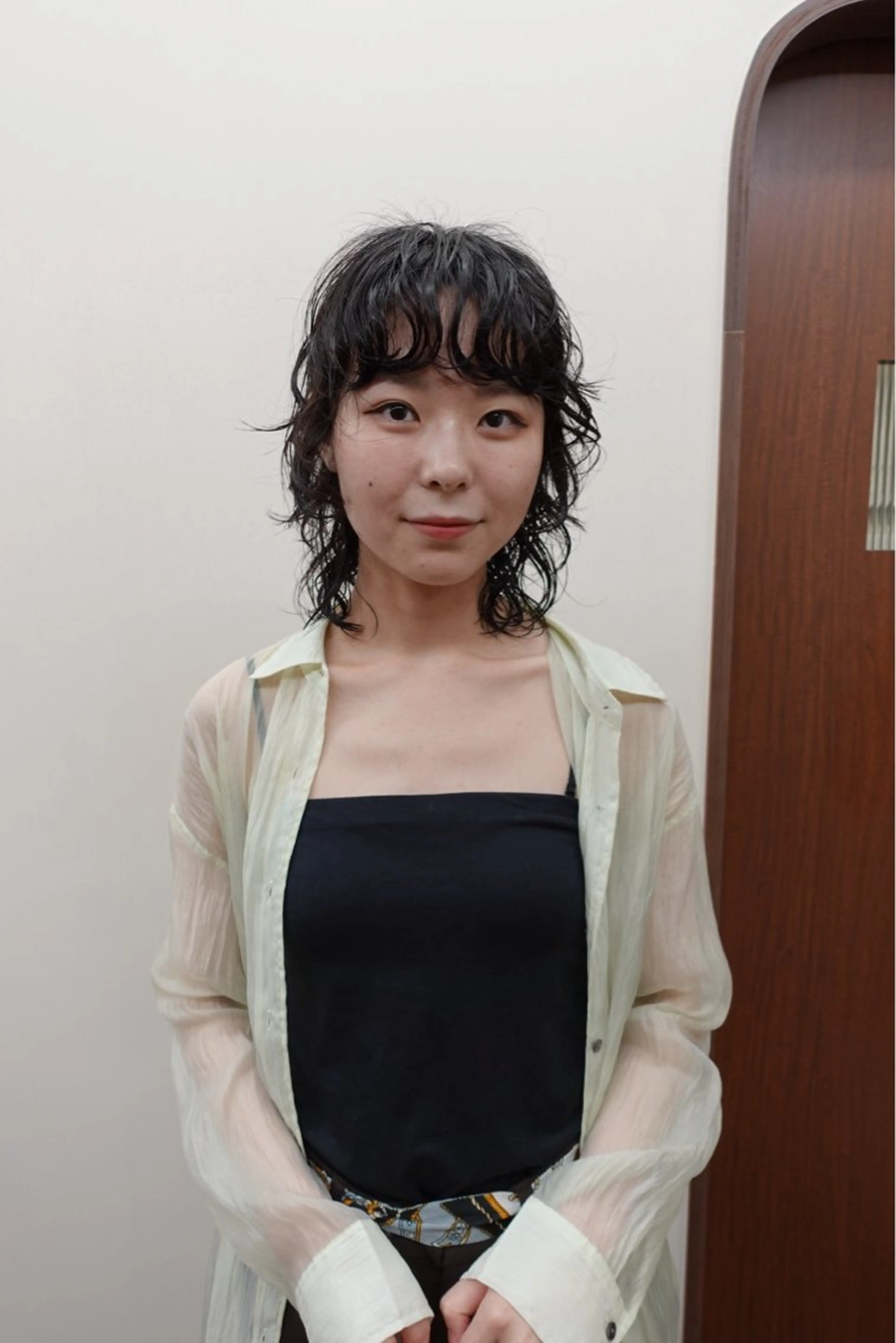 ショート パーマ ウルフカット ボブパーマ/パーマ ウルフパーマのヘアスタイル