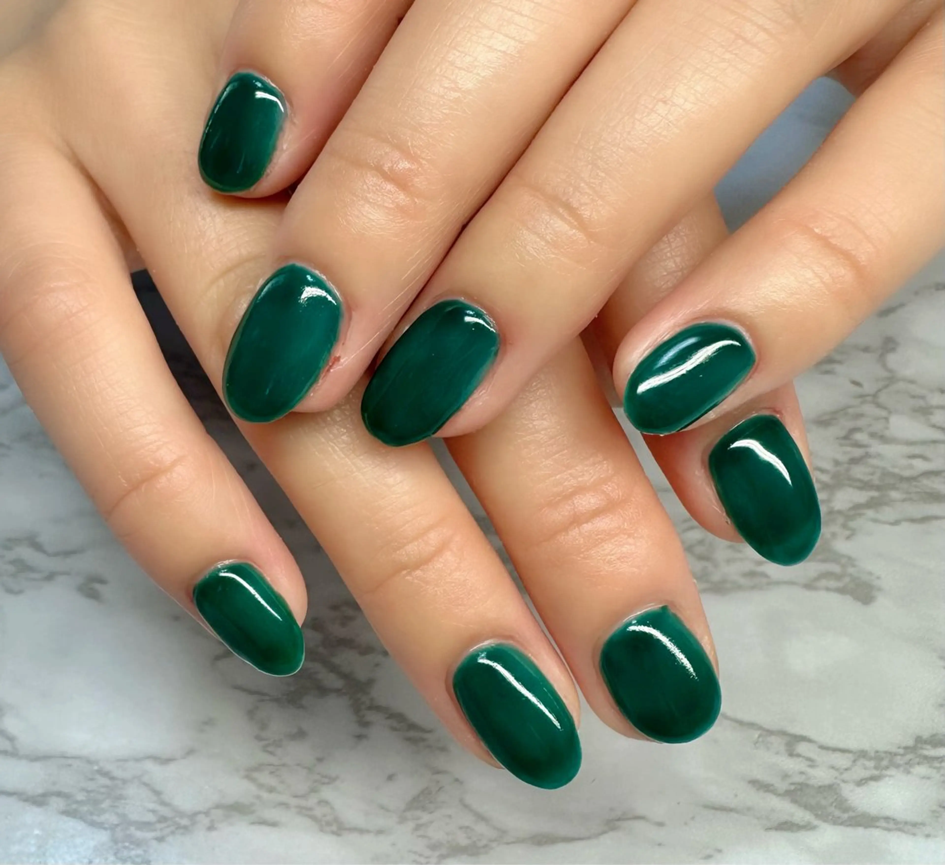 ネイル ワンカラーネイル 夏ネイル ハンドネイル Mai’s nailのネイルデザイン