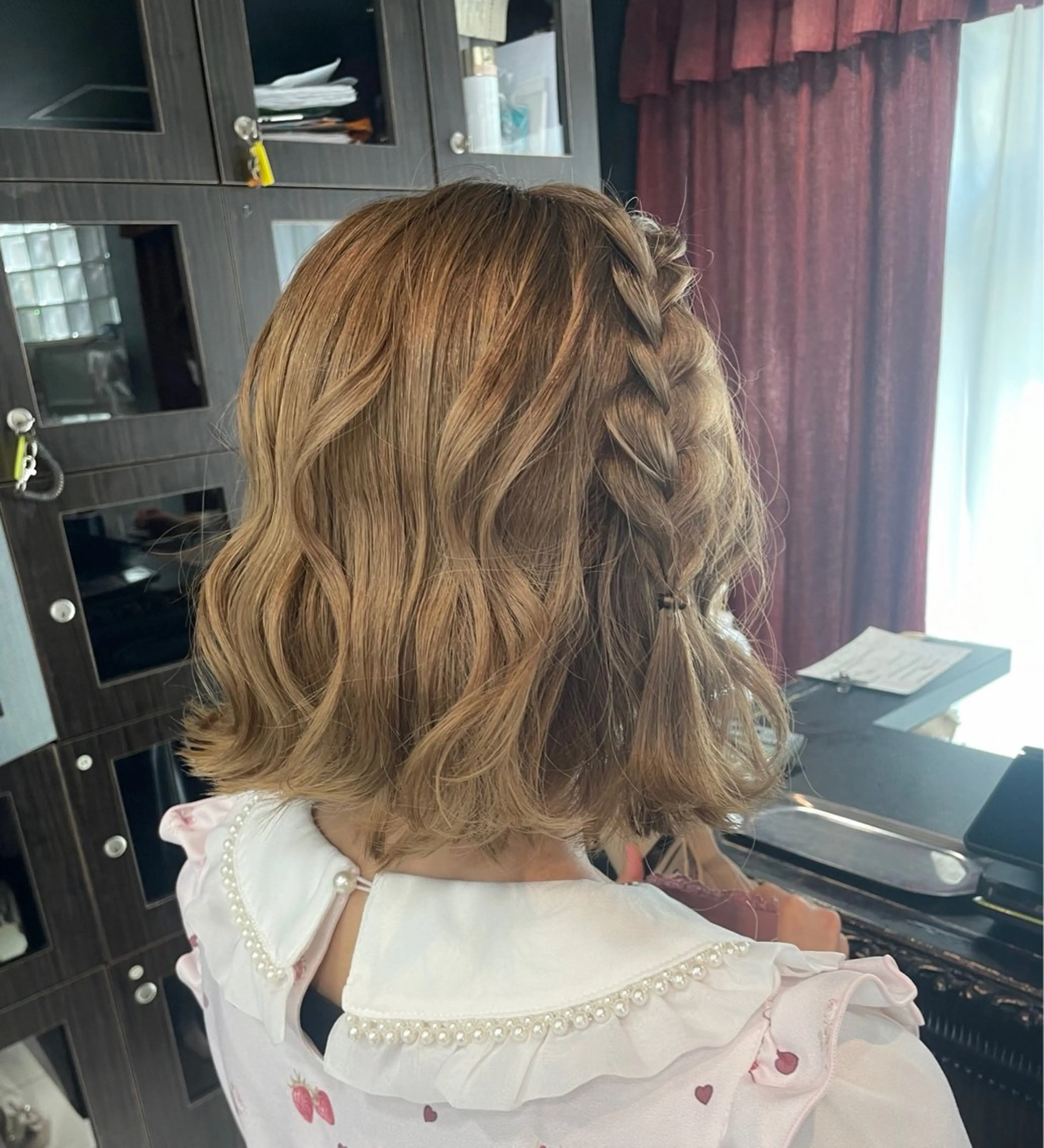 ミディアム ボブ ヘアセット 量産ヘアセット/ ヘアメAyakaのヘアスタイル