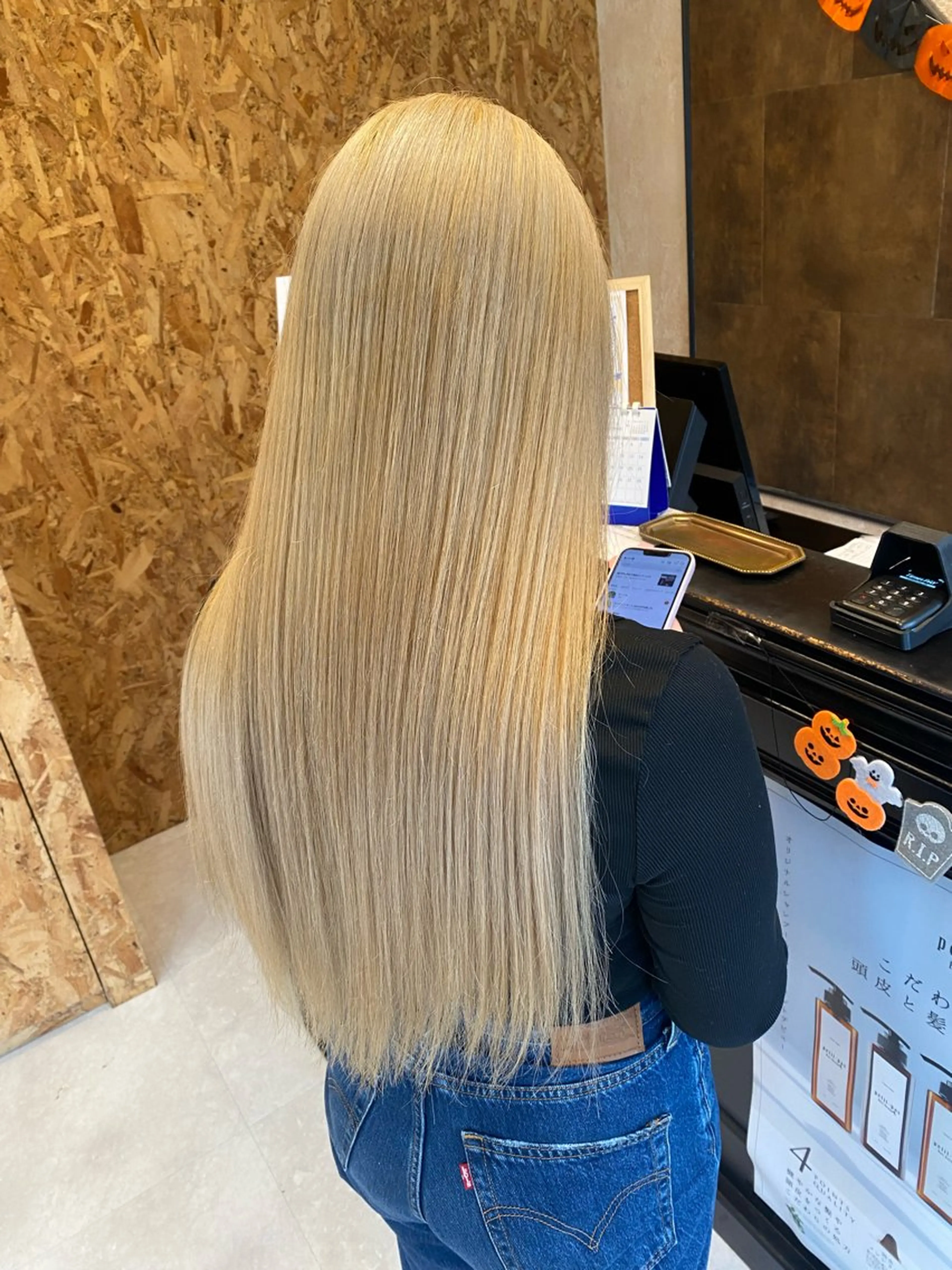 👩🏼ハイトーンカラー💕（ブリーチ1回のダブルカラー、ブリーチなしのダブルカラー）の写真