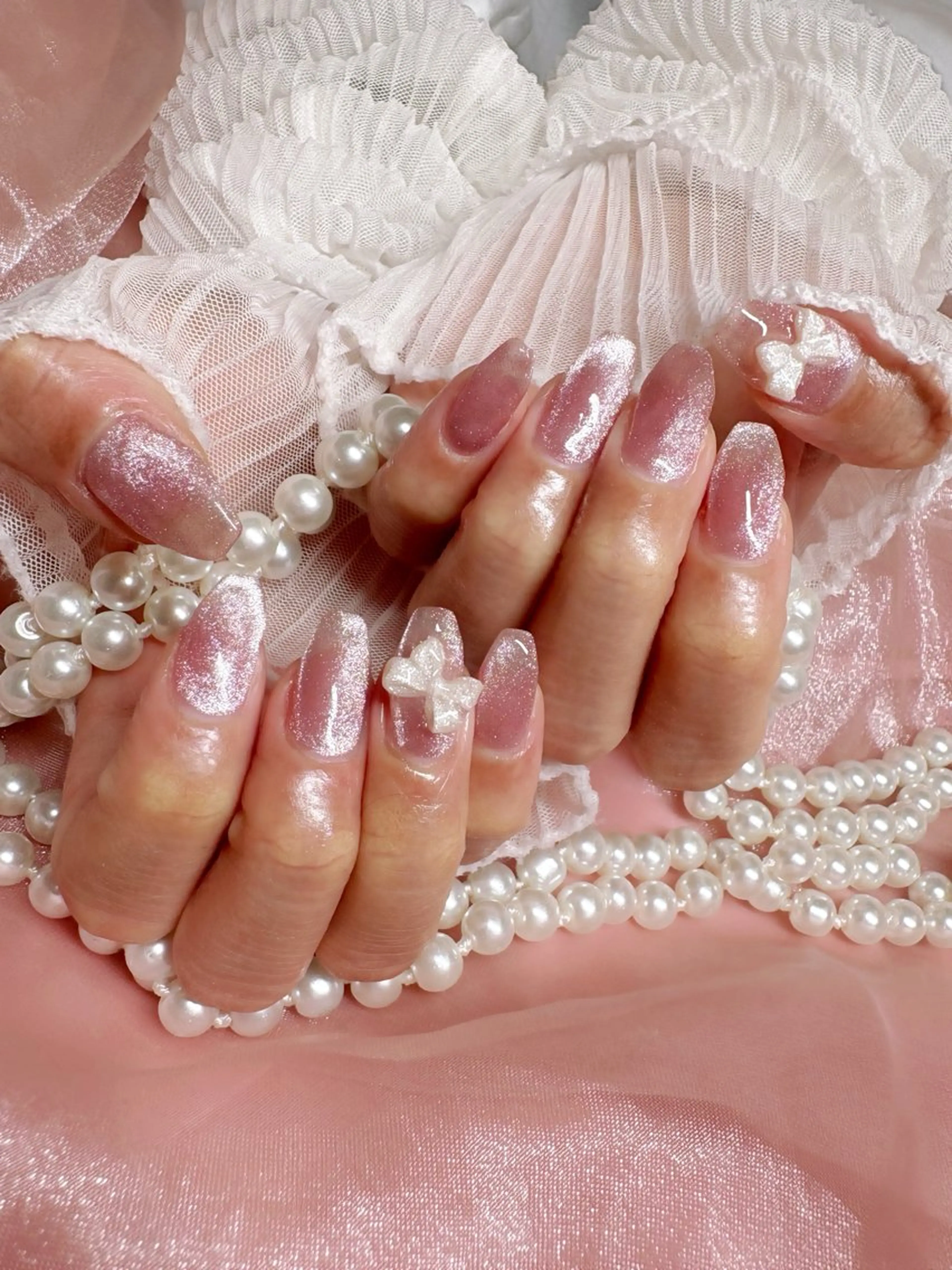 ネイル ピンク ハンドネイル Nail Salon macherieのネイルデザイン