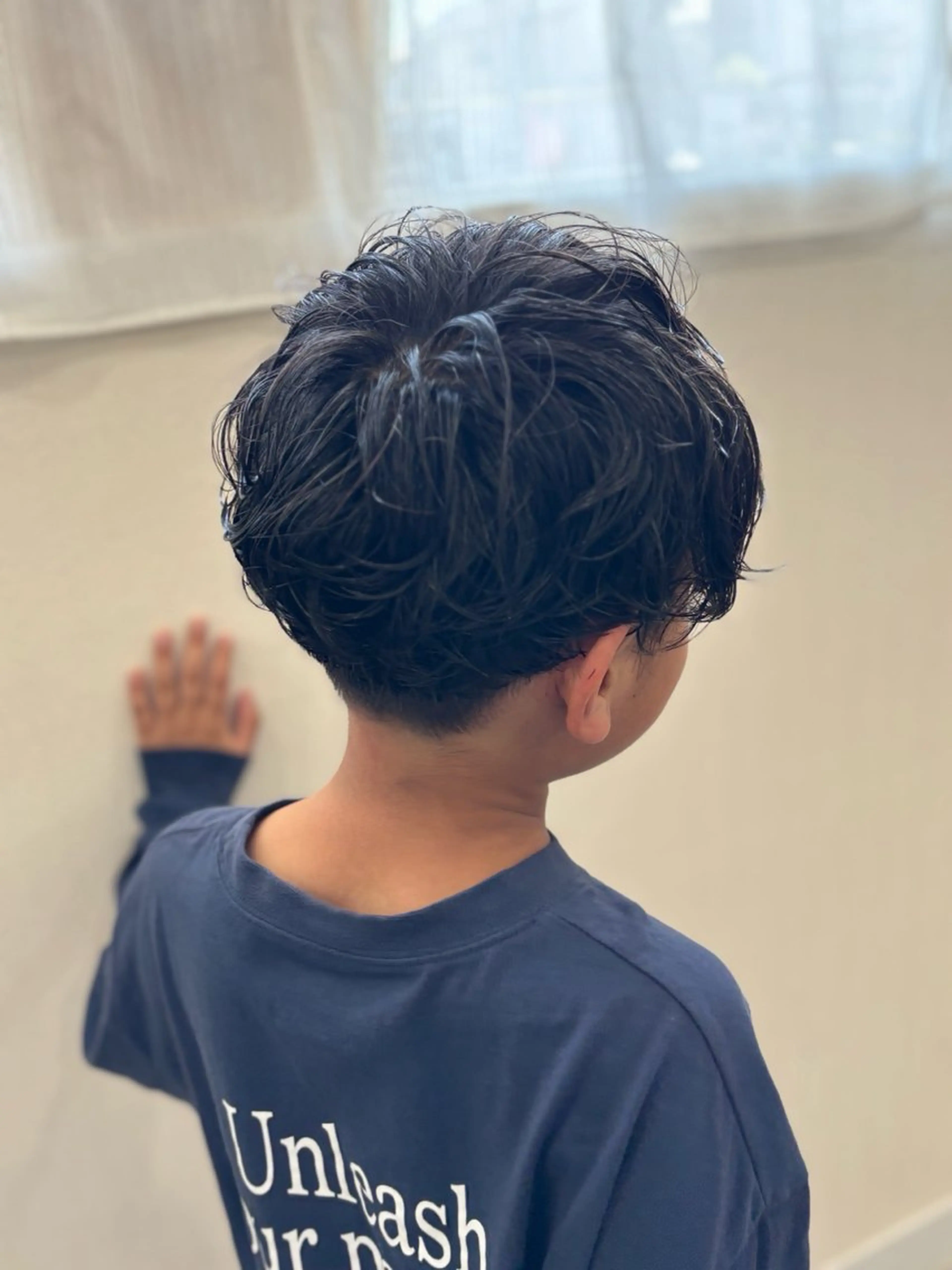 パーマ キッズ カット パーマ 髪の家 tikiのヘアスタイル
