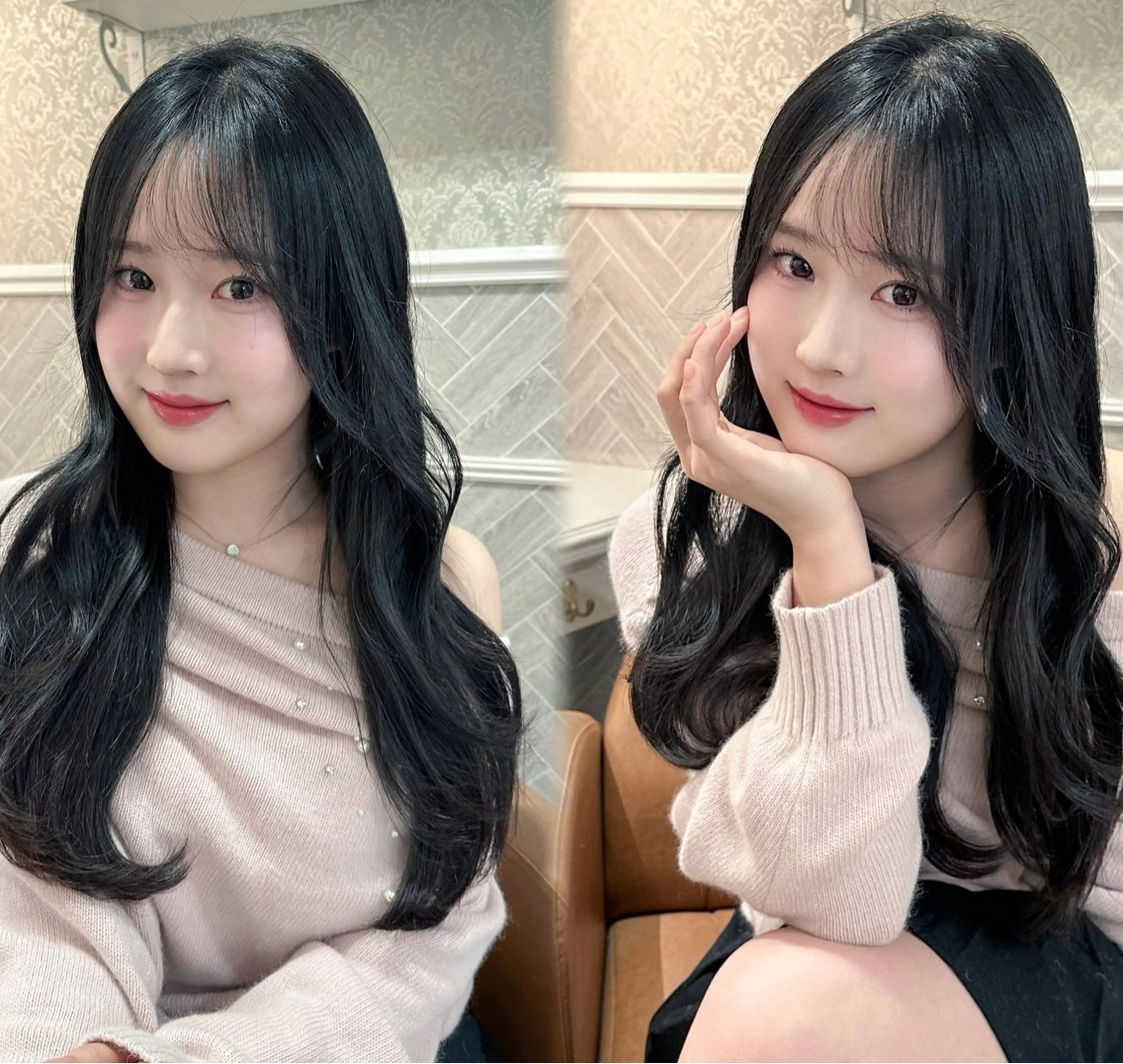 ロング カット レイヤー/顔周り /ボブ/銀座/サラのヘアスタイル