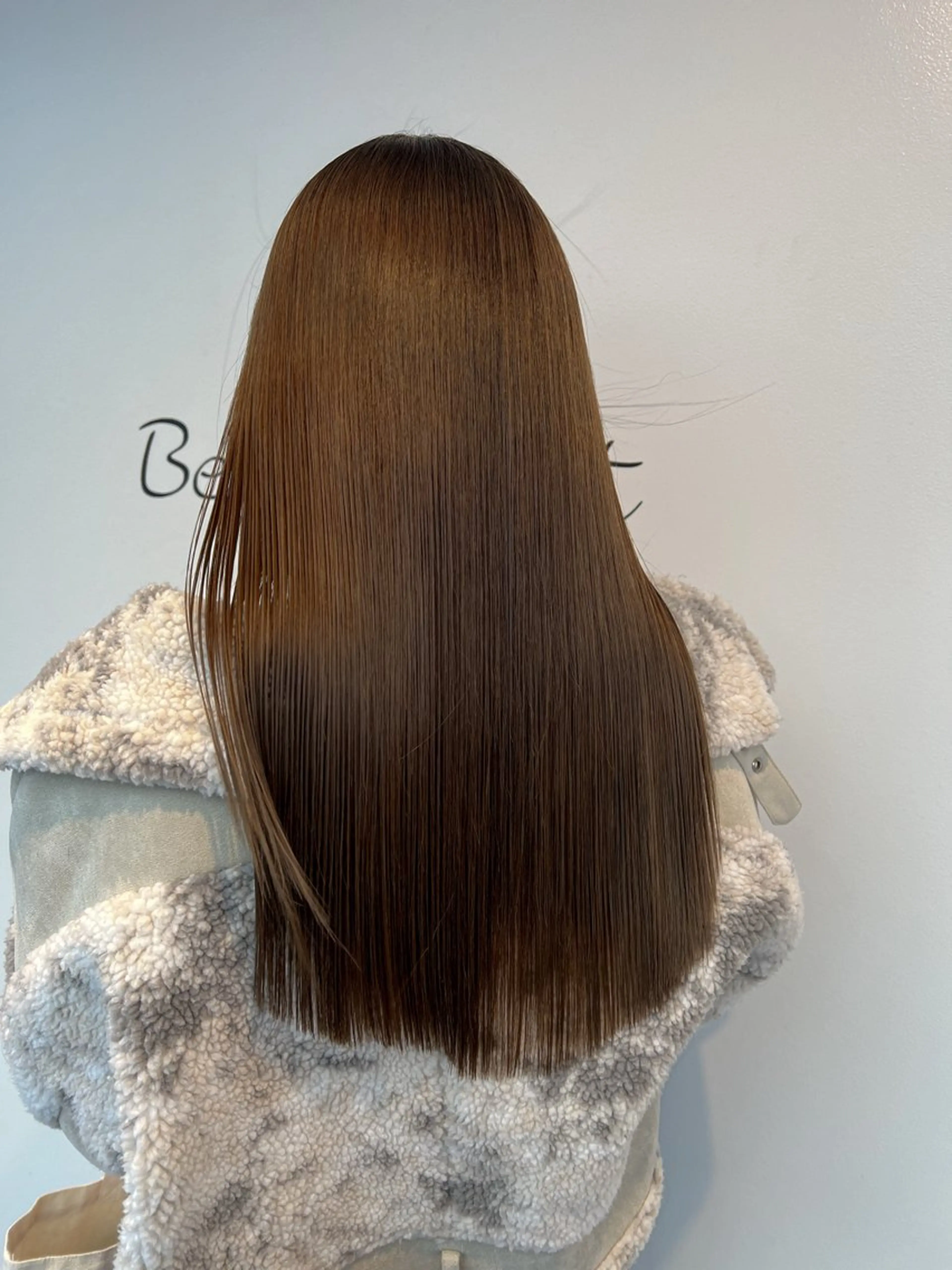 ロング カラー ベージュカラー ブラウンカラー ブラウンベージュ オレンジ カット ヘアカラー 縮毛矯正 トリートメント 中村 ひなたのヘアスタイル