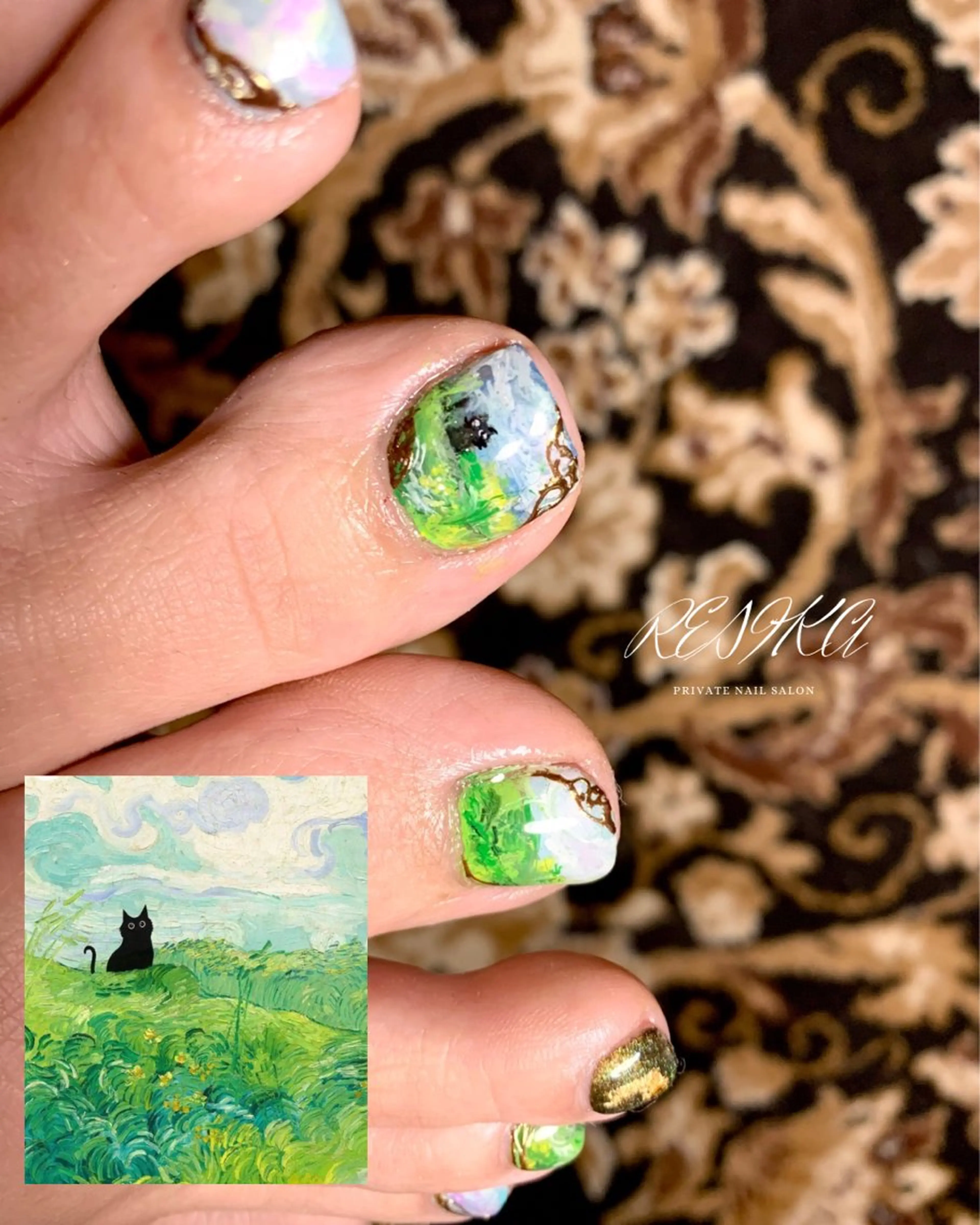 ネイル ミラーネイル m mのネイルデザイン