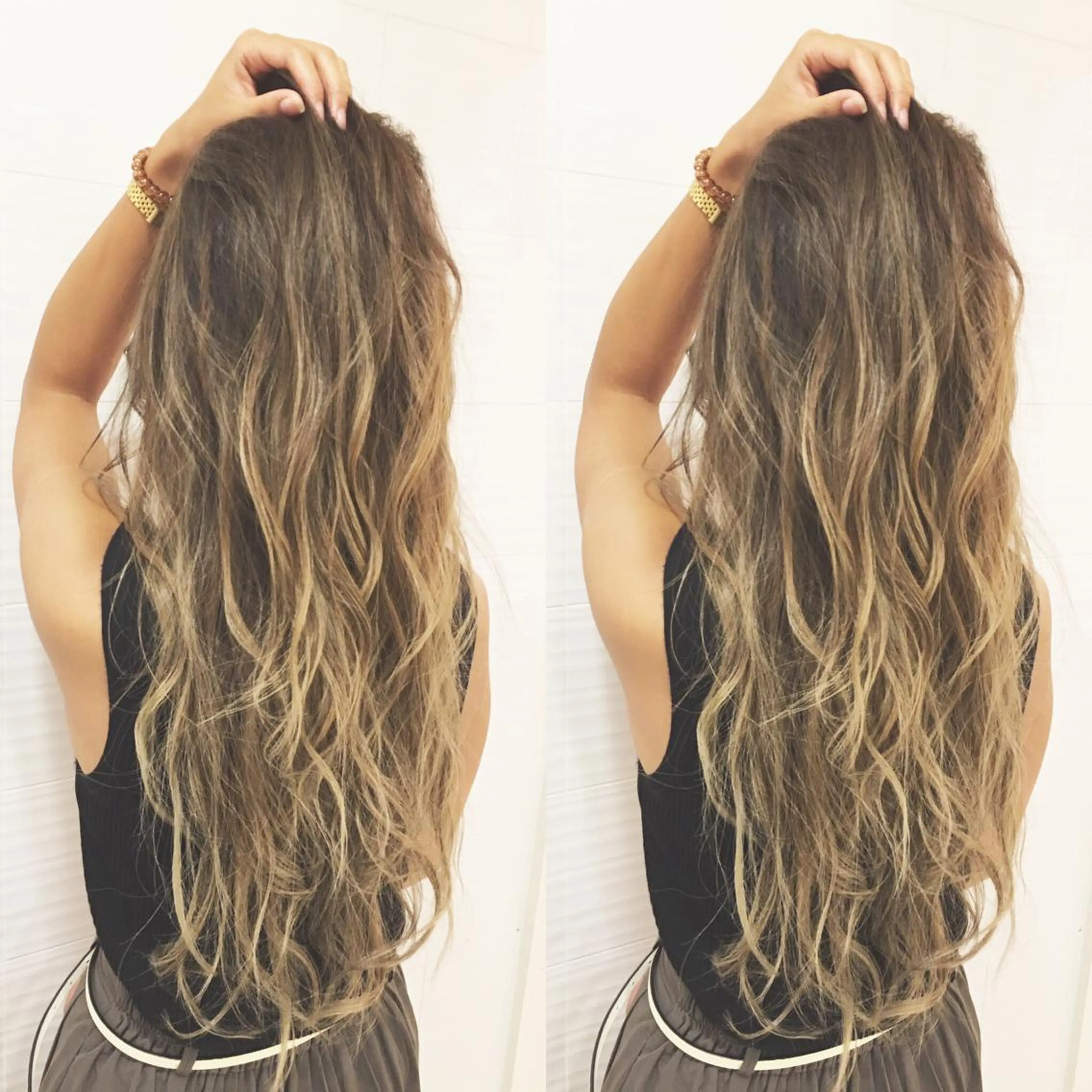 ロング アッシュ ハイライト 綺麗な髪質にしたい方 限定🌈清水　祥のヘアスタイル