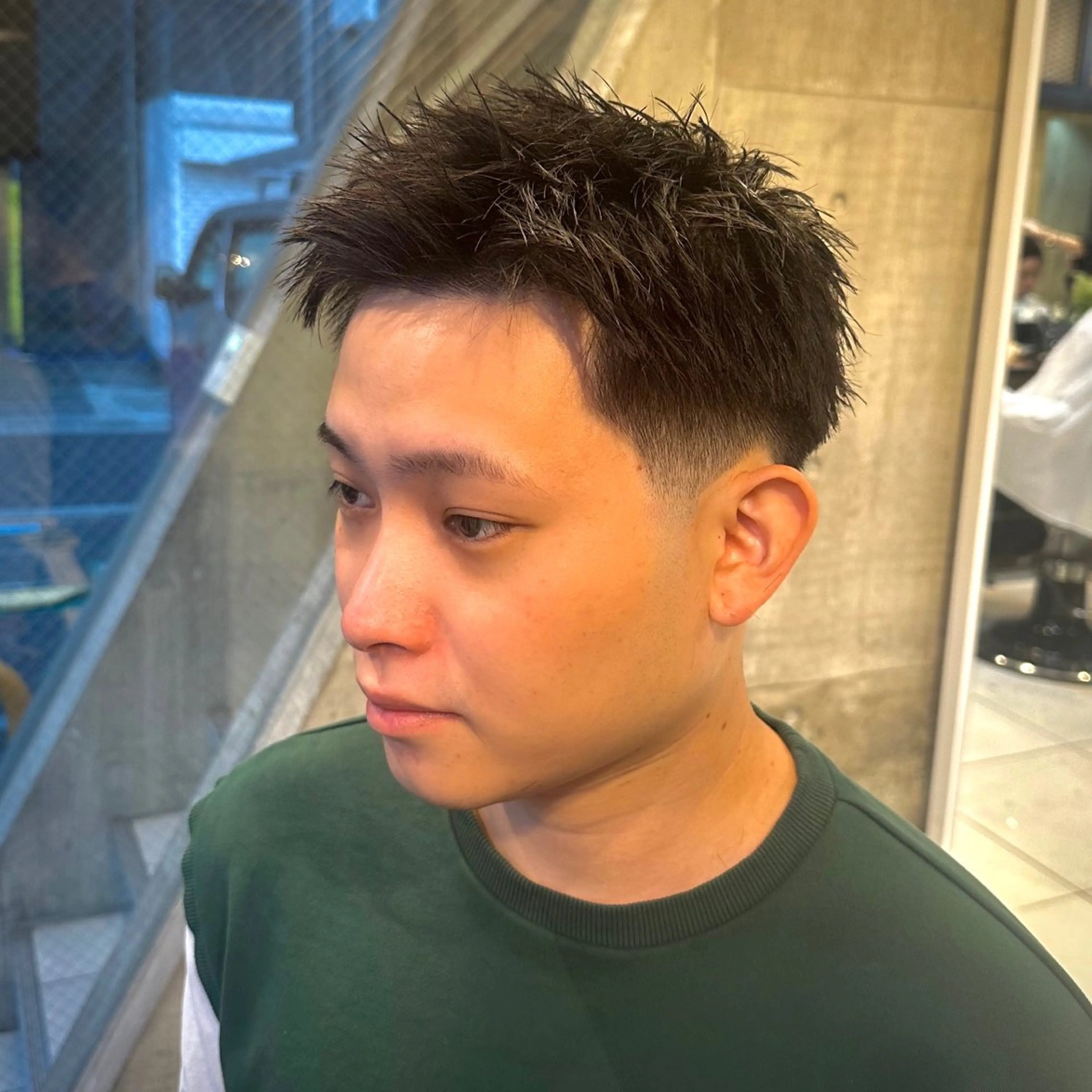 ショート メンズ ツイスパ/メンズ パーマ/歩夢のヘアスタイル