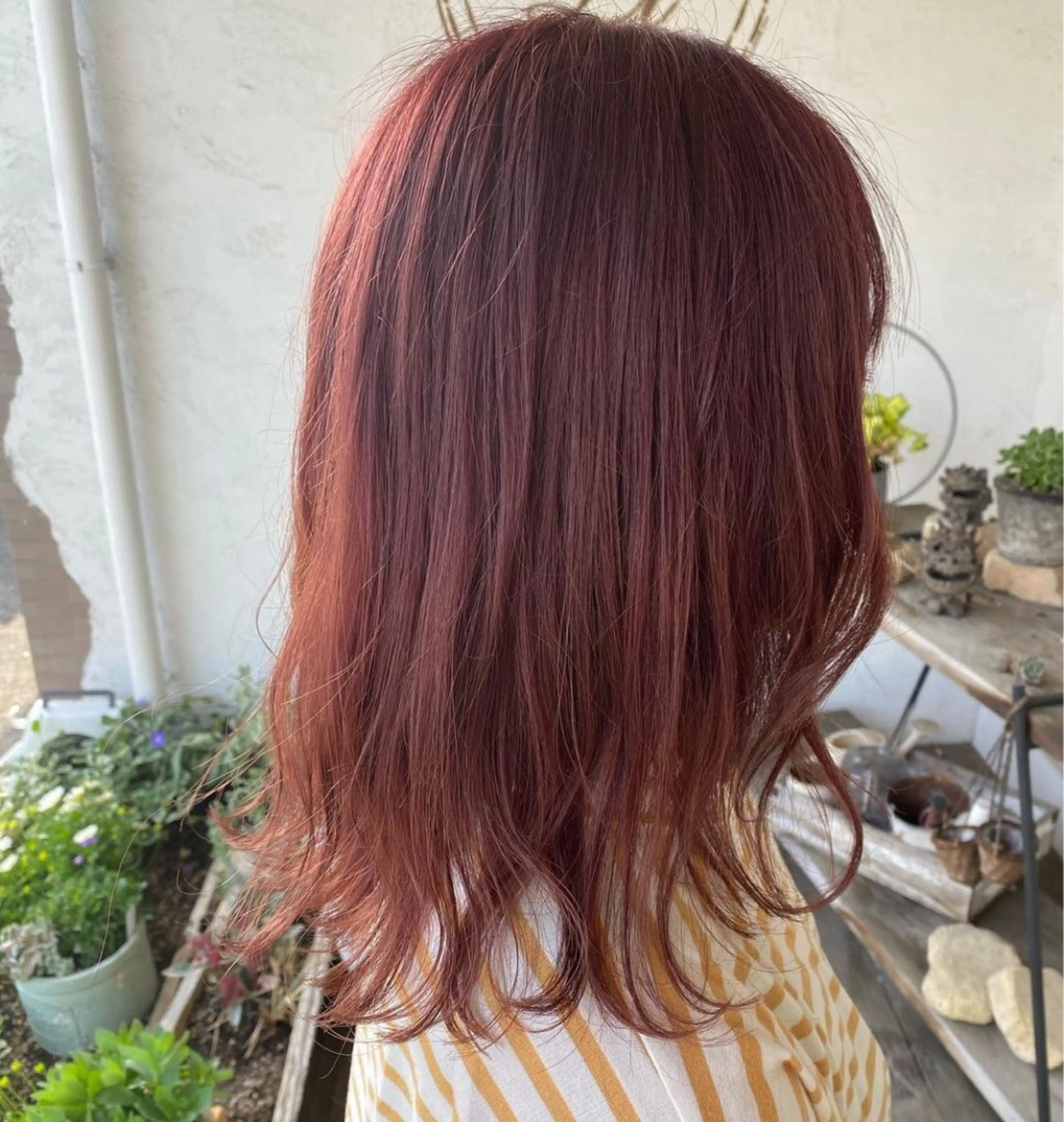 ミディアム カラー ブラウンカラー ダブルカラー ピンクカラー ピンクブラウン @z(ｱｯﾄｾﾞｰ) fumikoのマツエク・マツパデザイン