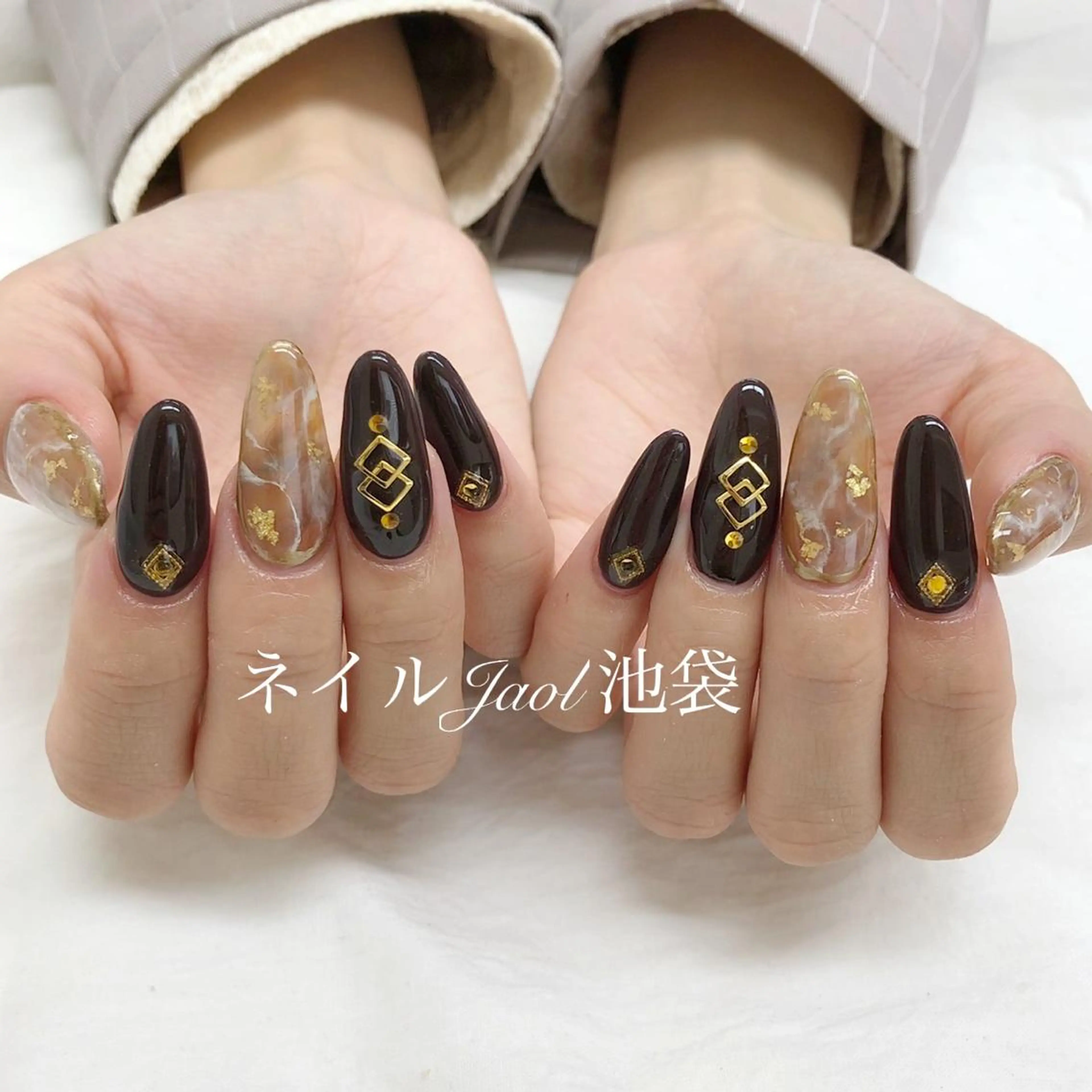 ロング ネイルJaol 池袋のネイルデザイン