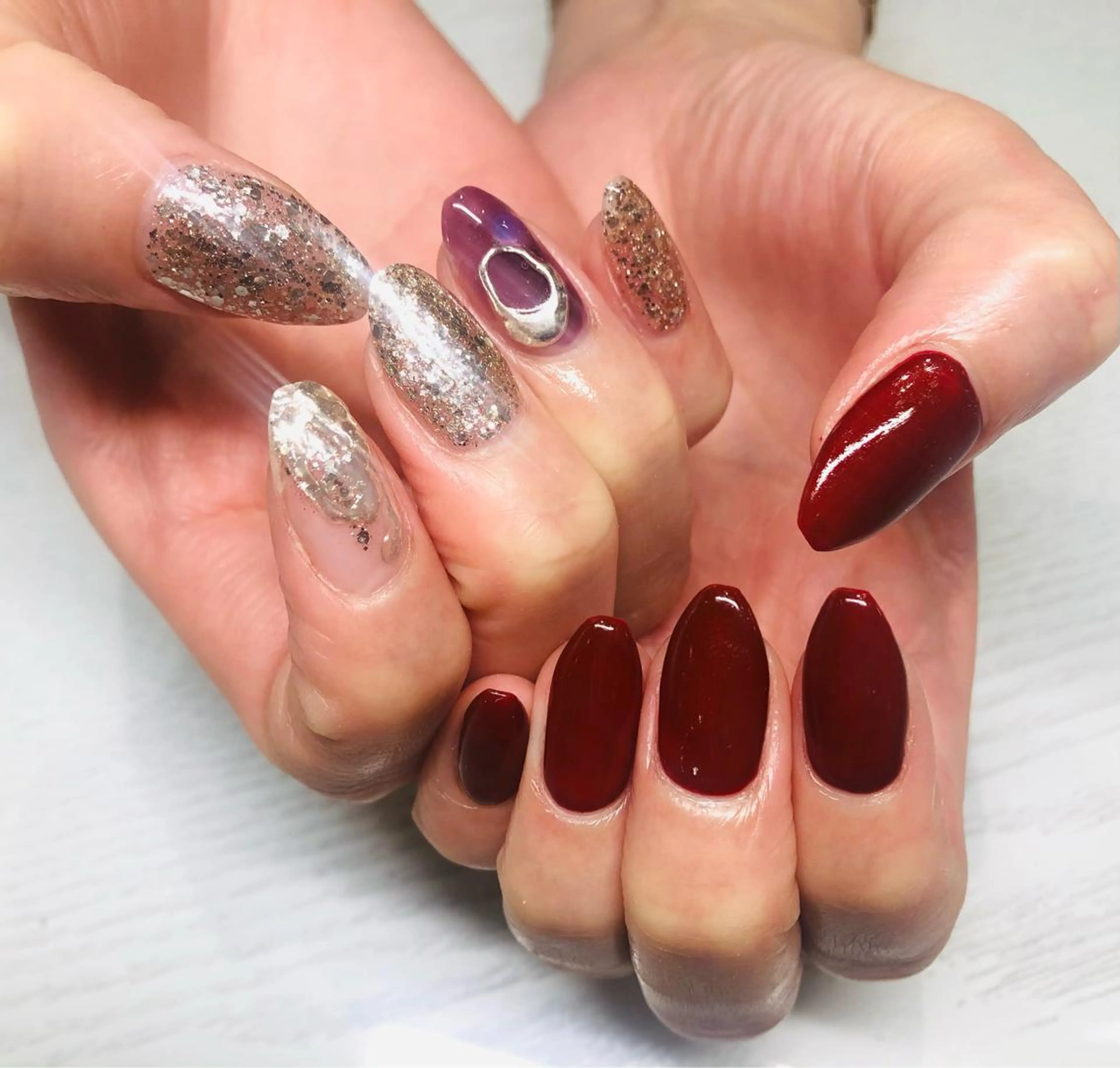 ネイル いちじゅう あおいのネイルデザイン