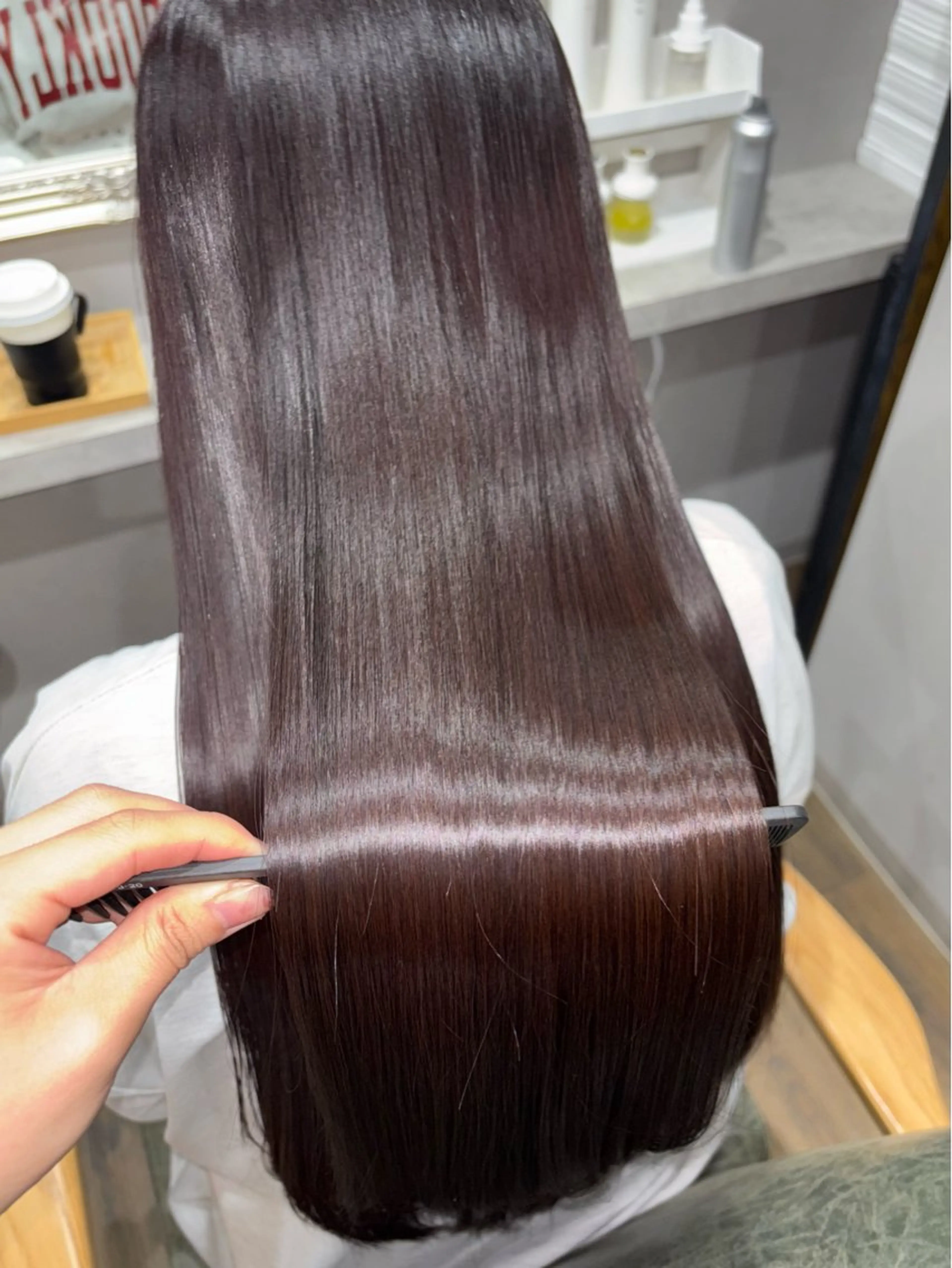 ロング トリートメント ヘアカラー 田代 歩奈のヘアスタイル