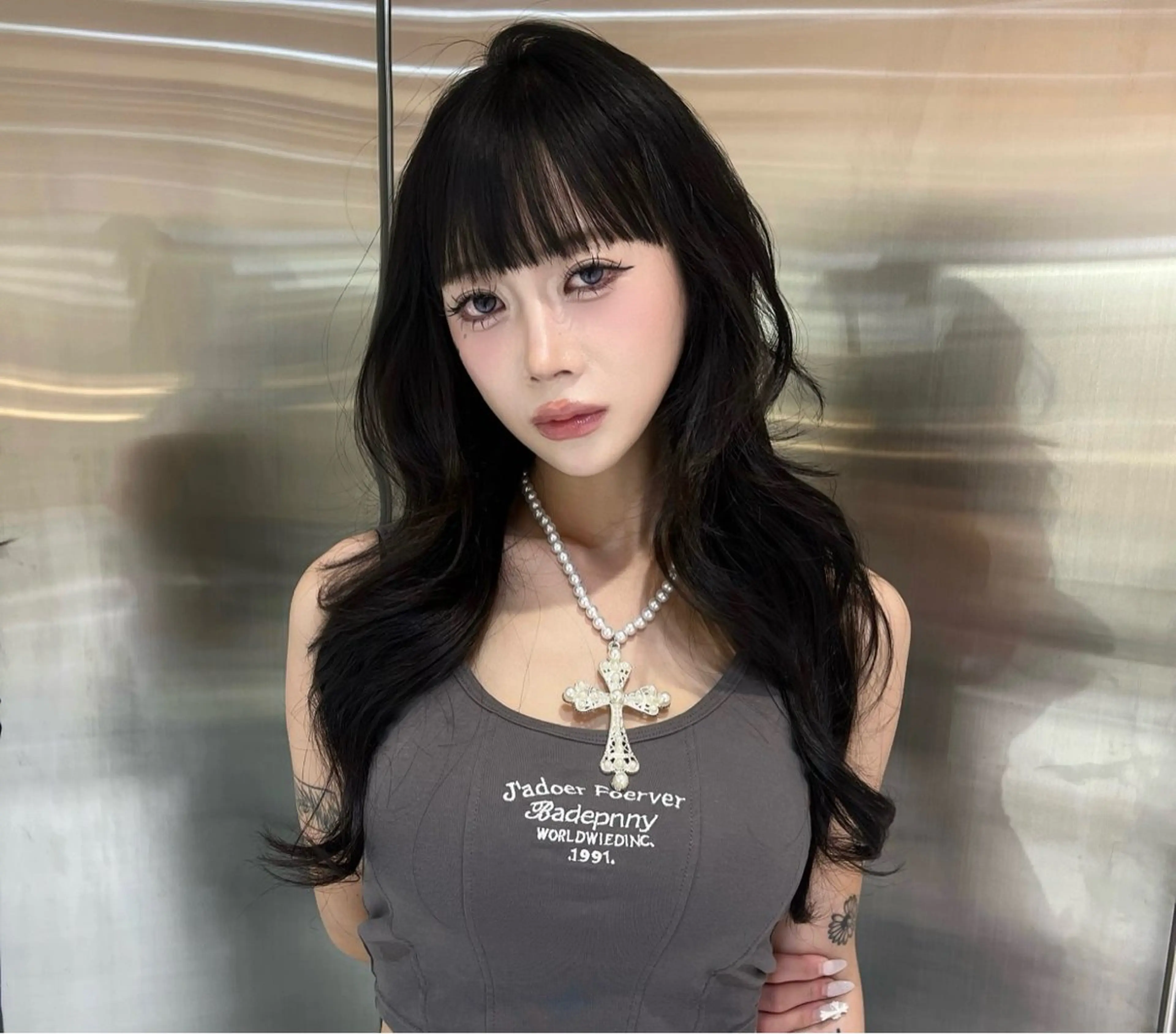 ロング misaki 💖 レイヤー/韓国ボブのヘアスタイル