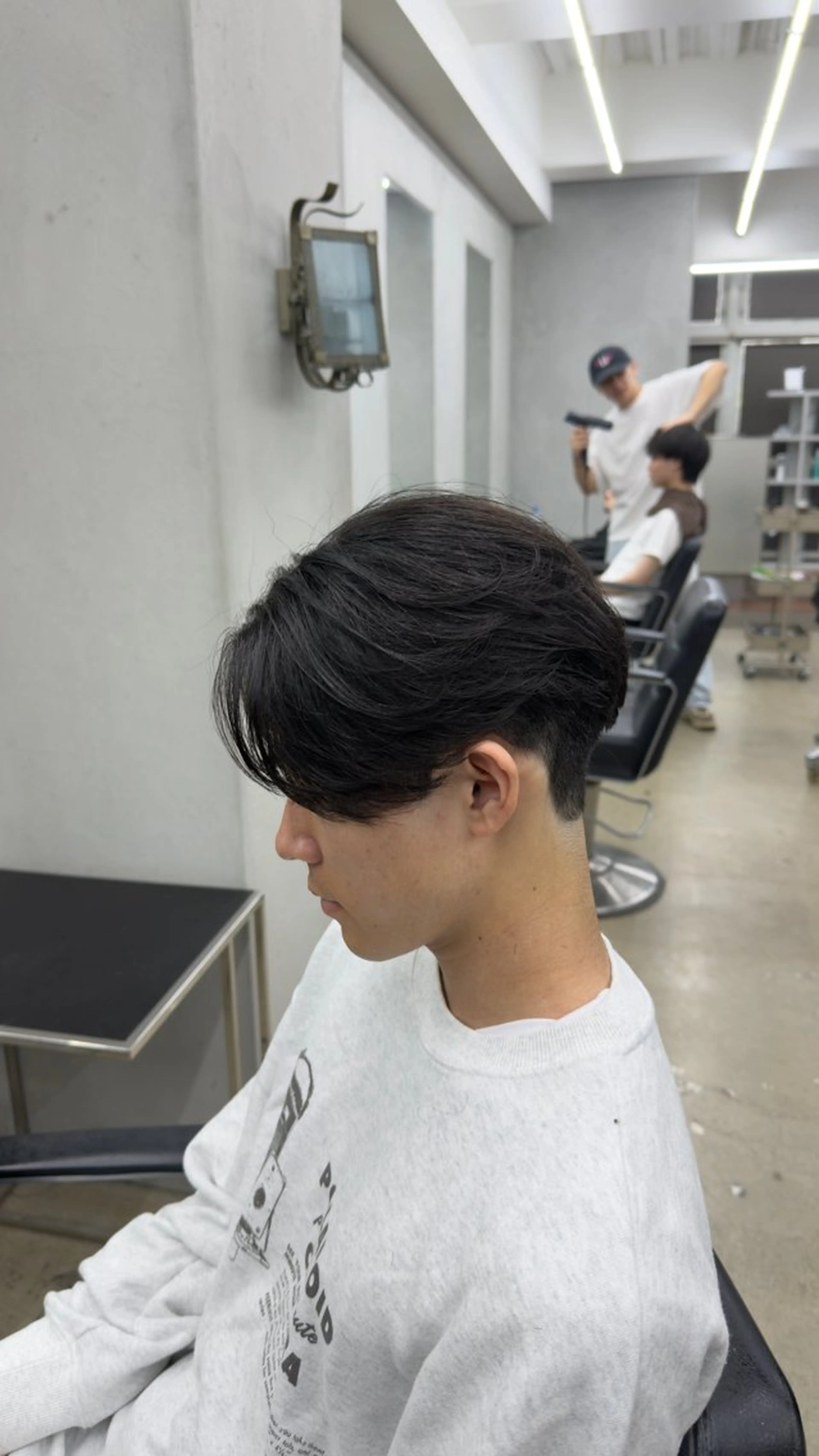 パーマ メンズ 田中 辰弥のヘアスタイル