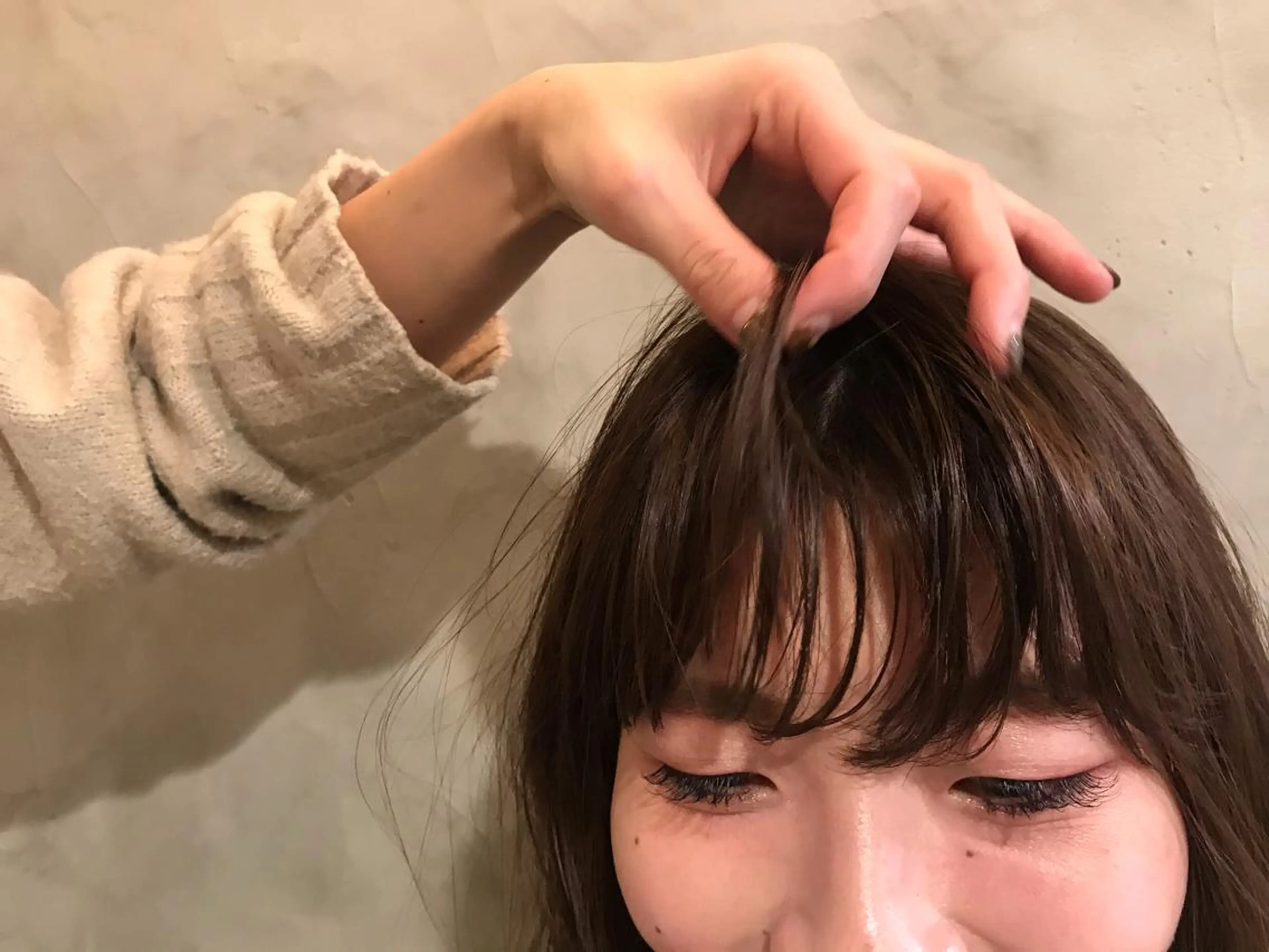 ロング パーマ トリートメント さの あやねのヘアスタイル