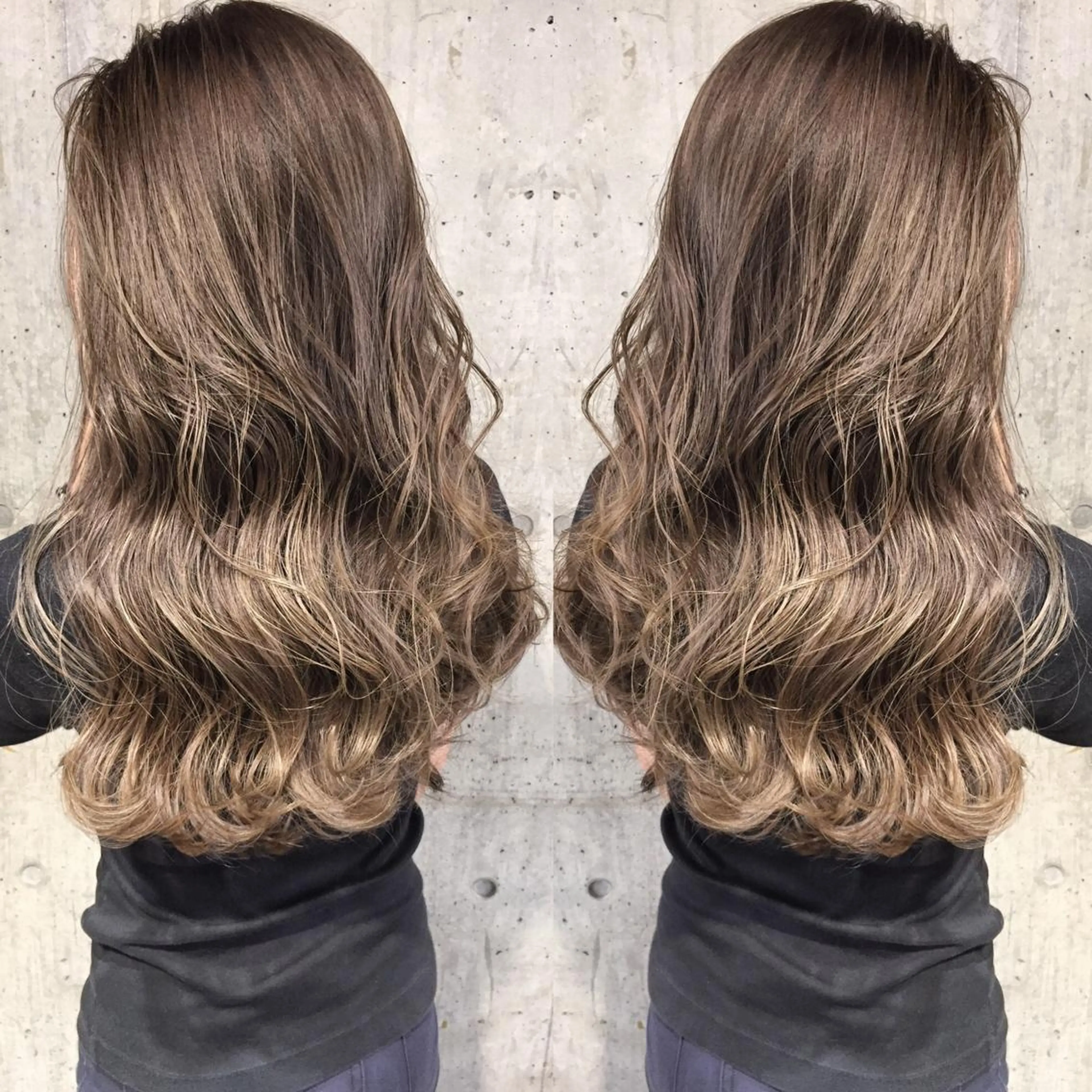 ロング カラー パーマ ヘアアレンジ メンズ キッズ ネイル マツエク・マツパ ベージュカラー カット ヘアカラー トリートメント ヘッドスパ 韓国風×透明感カラー 髪質改善オタベシンヤのヘアスタイル