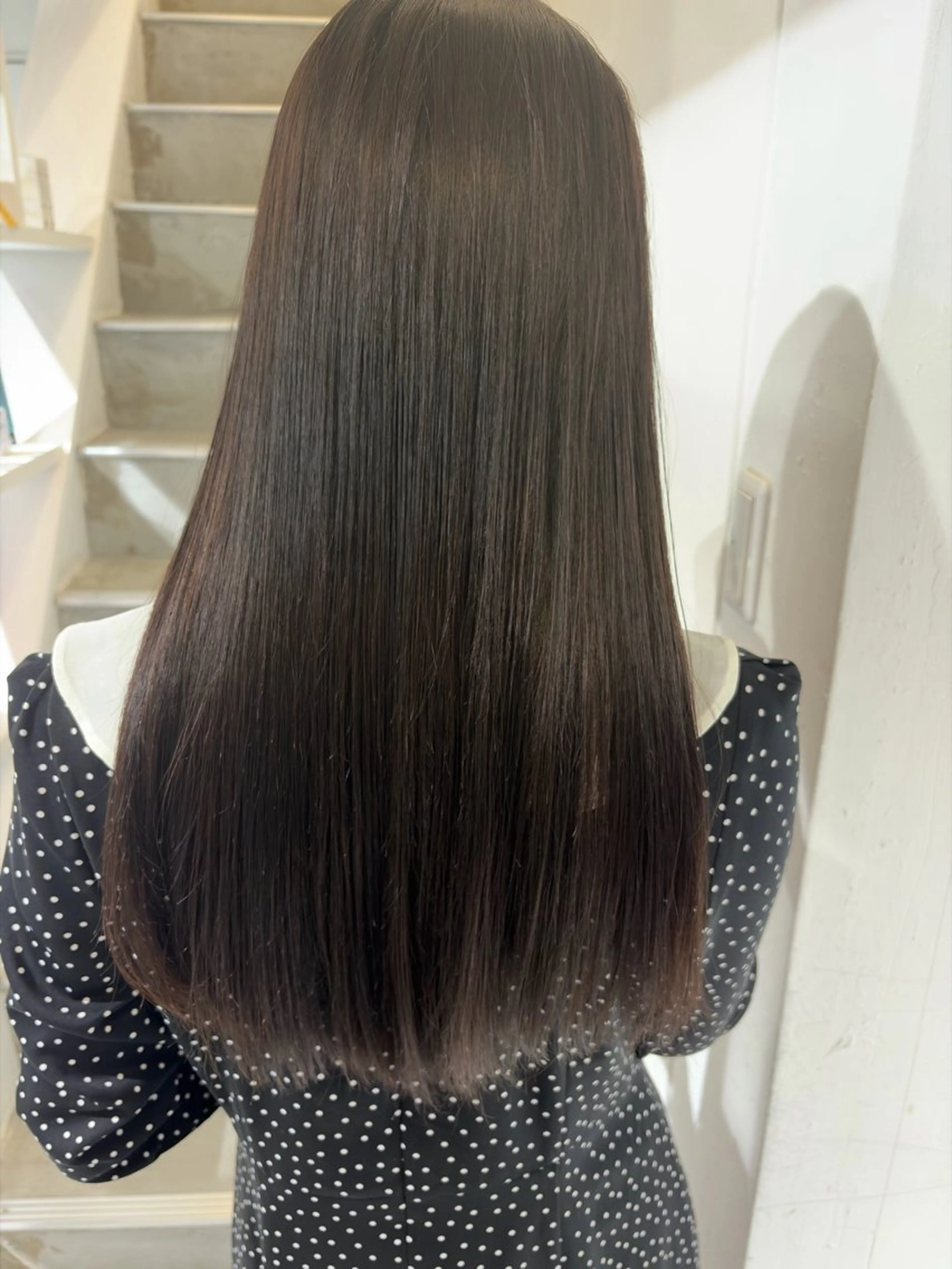 セミロング カラー 金澤 翔太のヘアスタイル