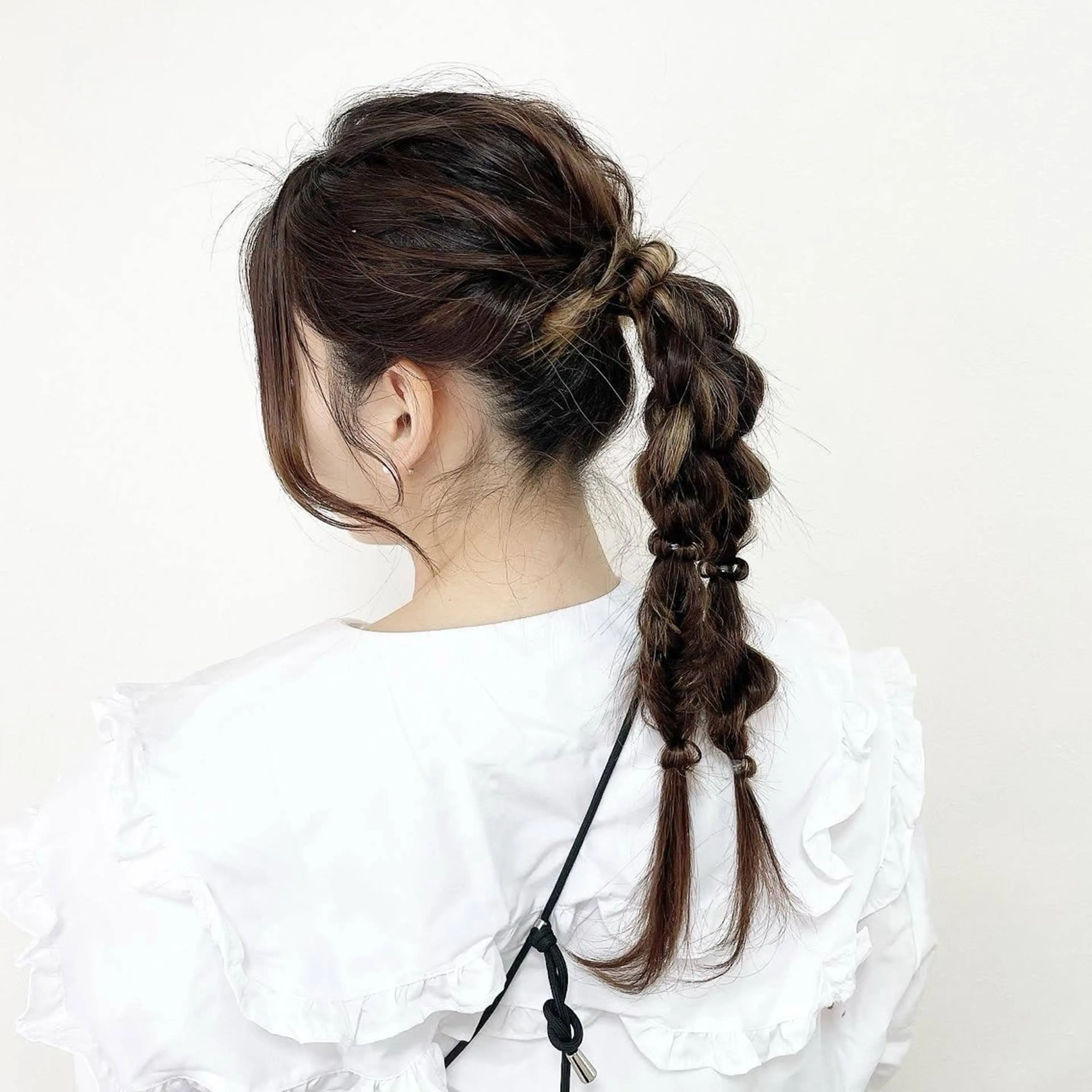 ロング チョコレートカラー/ 𝐒𝐚𝐤𝐢のヘアスタイル