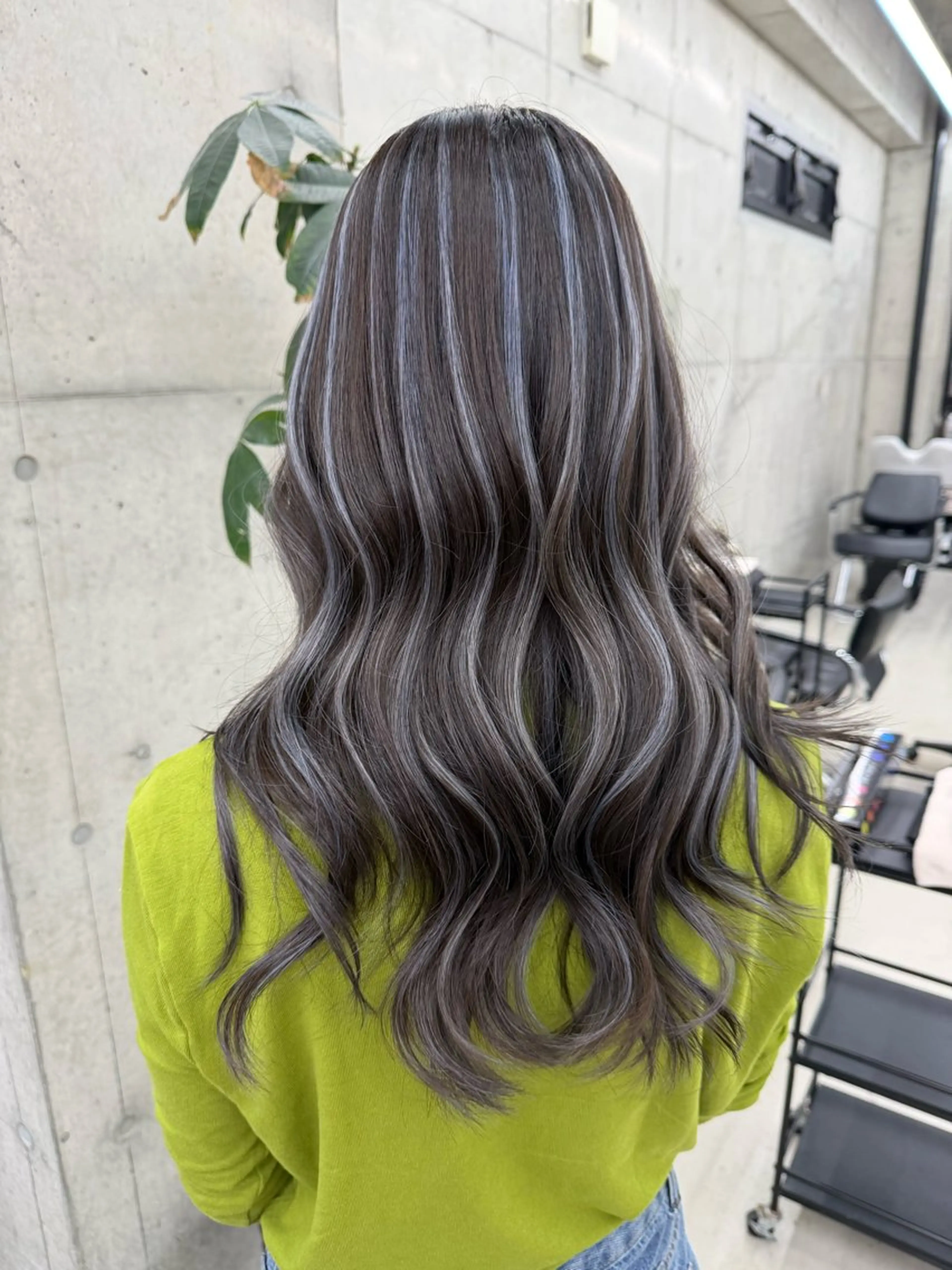 ロング ヘアカラー 中道 晶のヘアスタイル