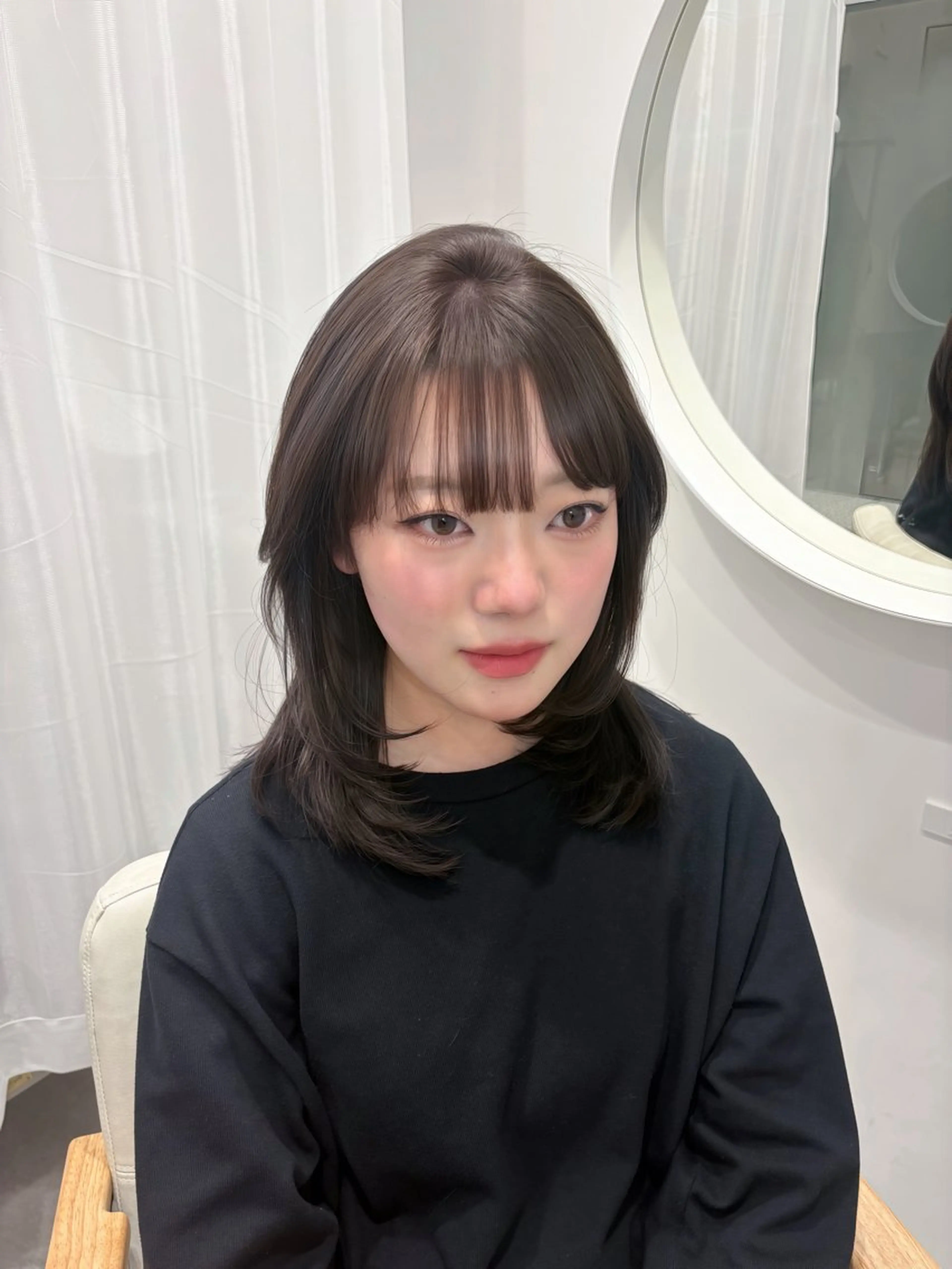 ミディアム カラー 髪質改善/レイヤー/ ダブルカラー🍀るなのヘアスタイル