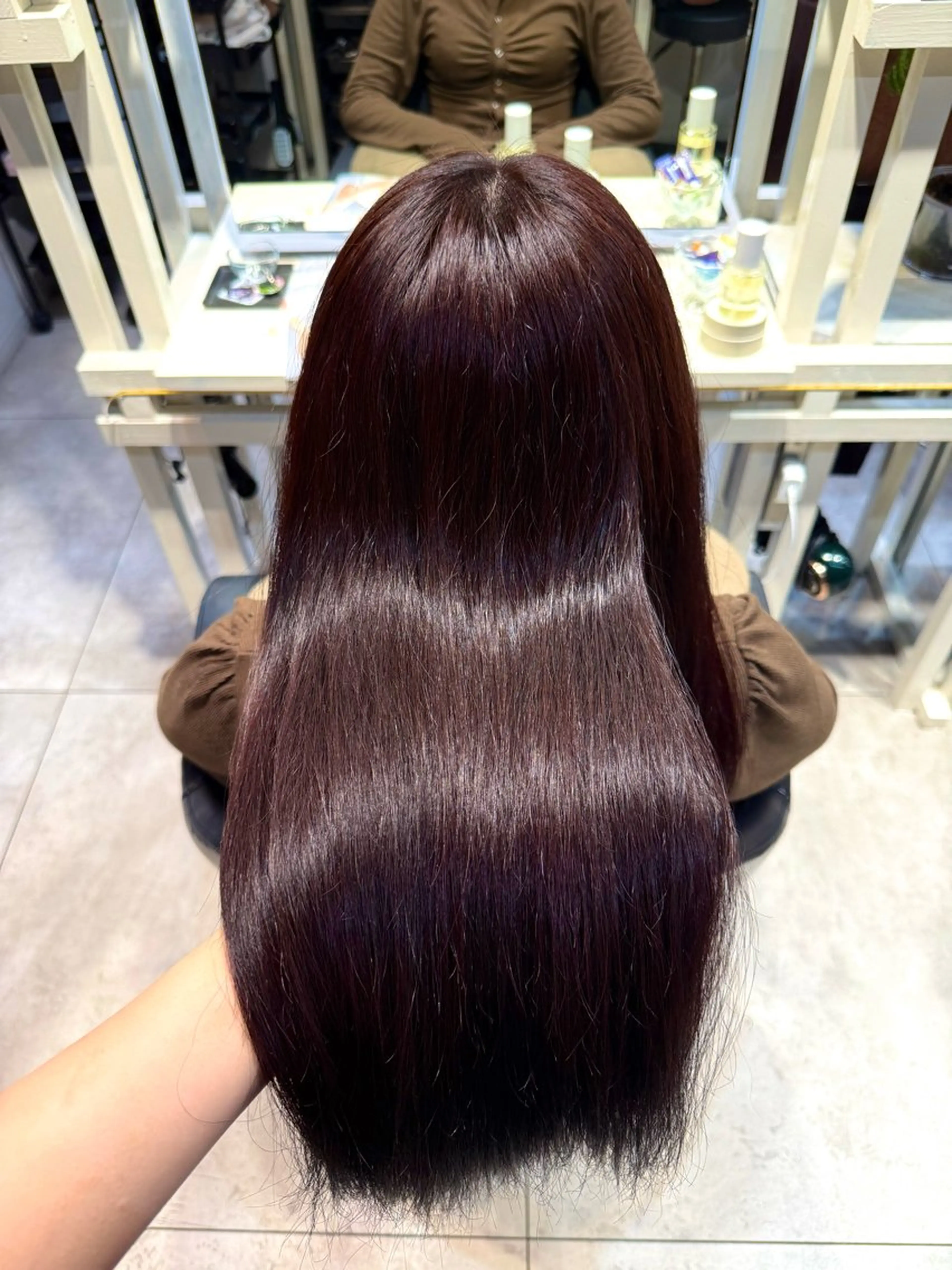 ロング カラー ヘアカラー トリートメント MINAMI/ 透明感カラー/恵比寿のヘアスタイル