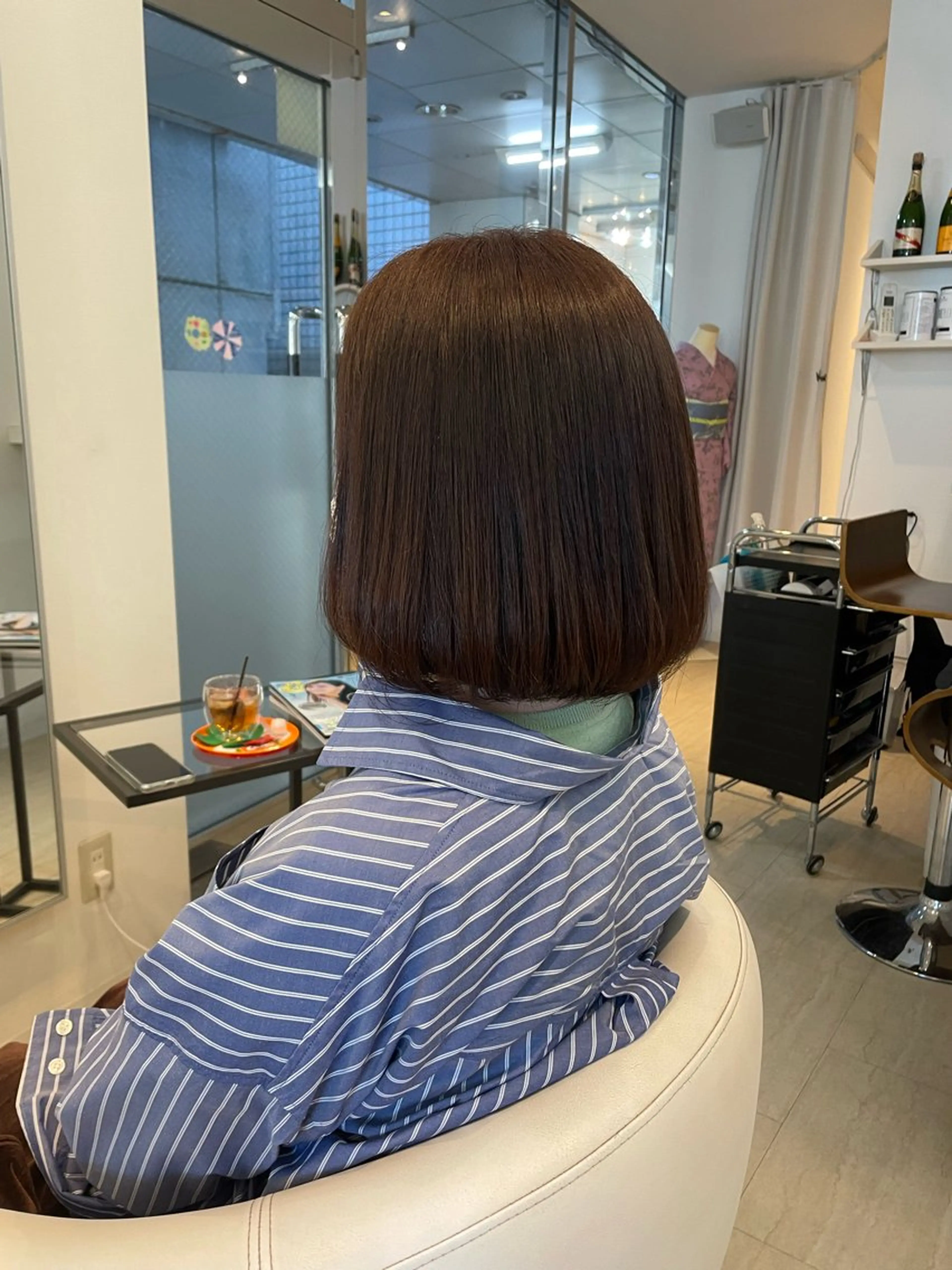 ミディアム lachiq R+ カイトのヘアスタイル