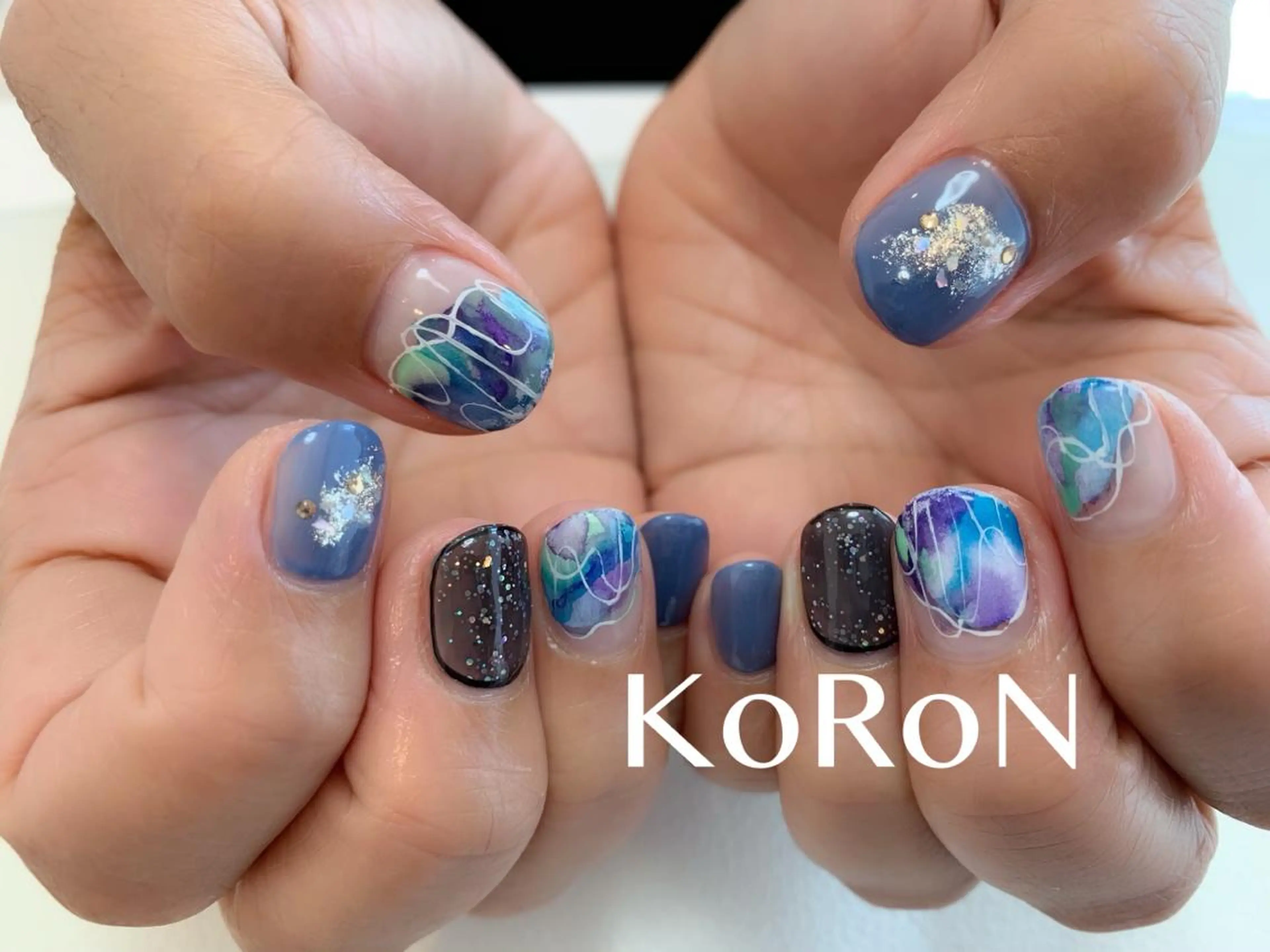 ネイル ハンドネイル 自宅サロン鎌倉 KORONのネイルデザイン