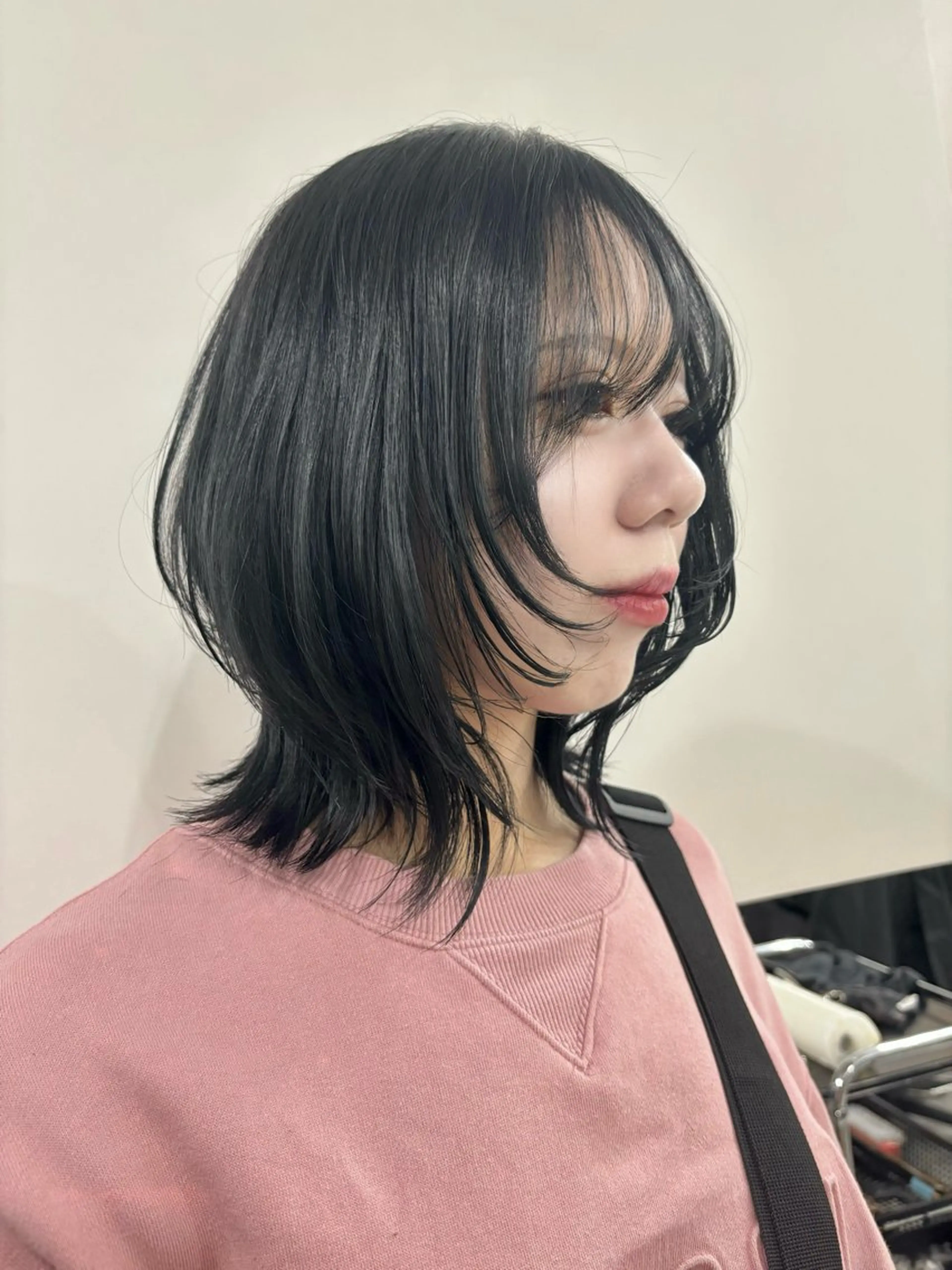 ショート カラー 透明感カラー ダブルカラー ハイライトカラー イルミナカラー インナーカラー カット ヘアカラー トリートメント misa🫧ナチュラ ル縮毛矯正/髪質改善のヘアスタイル