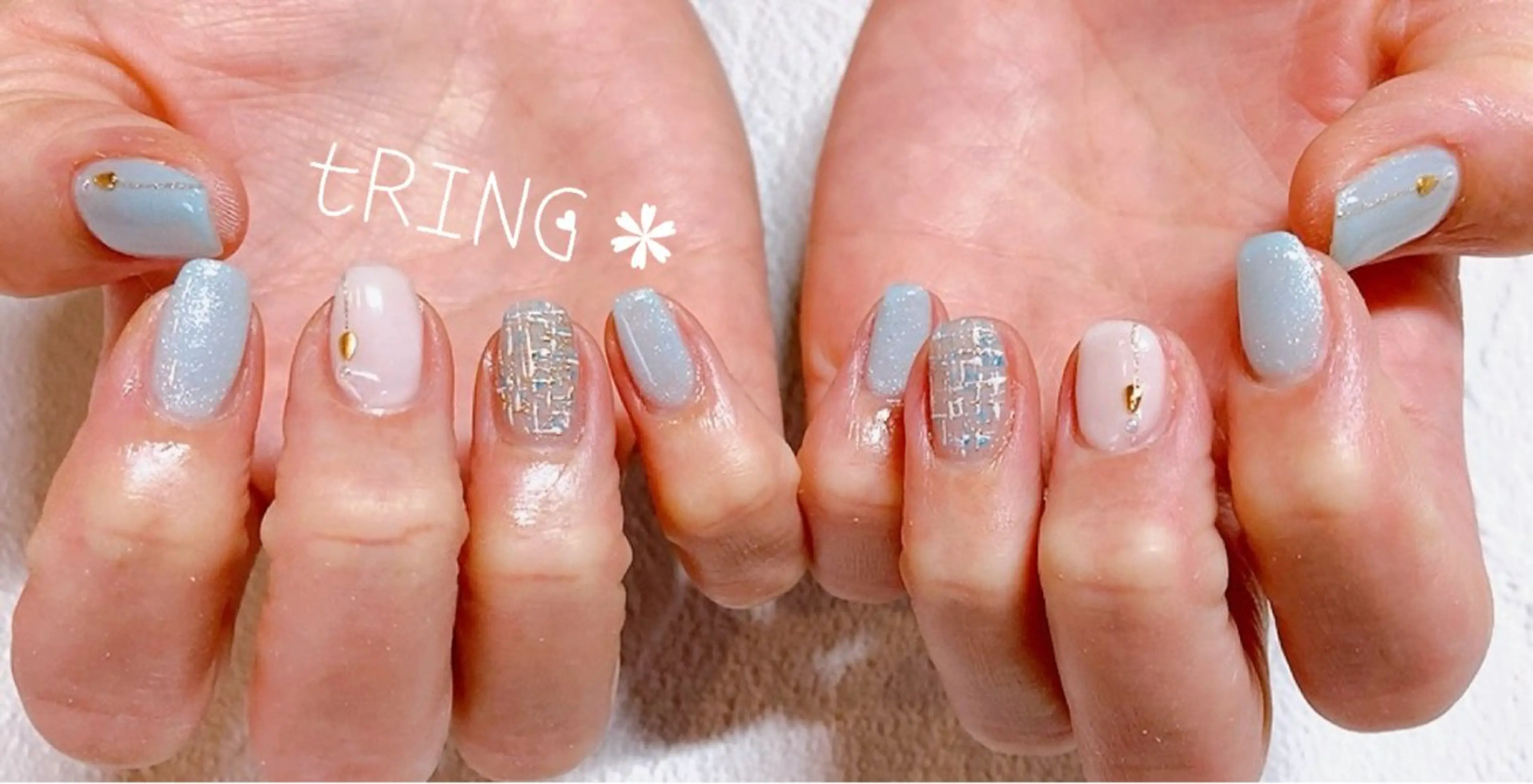 ネイル ハンドネイル tRING＊ しいの木台のネイルデザイン