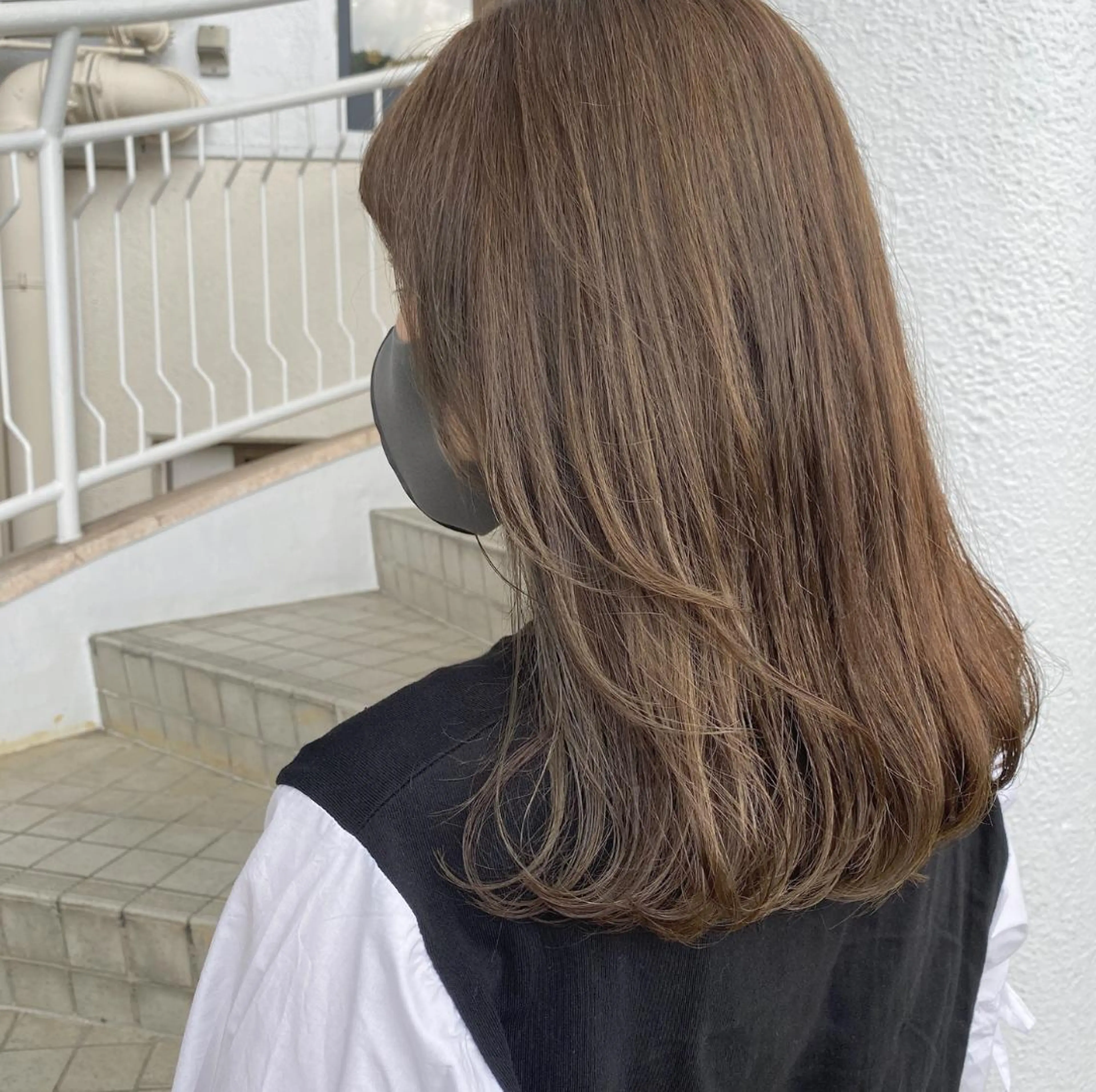 セミロング カット ヘアカラー トリートメント kohana 🎀韓国ヘア🎀🤍のヘアスタイル