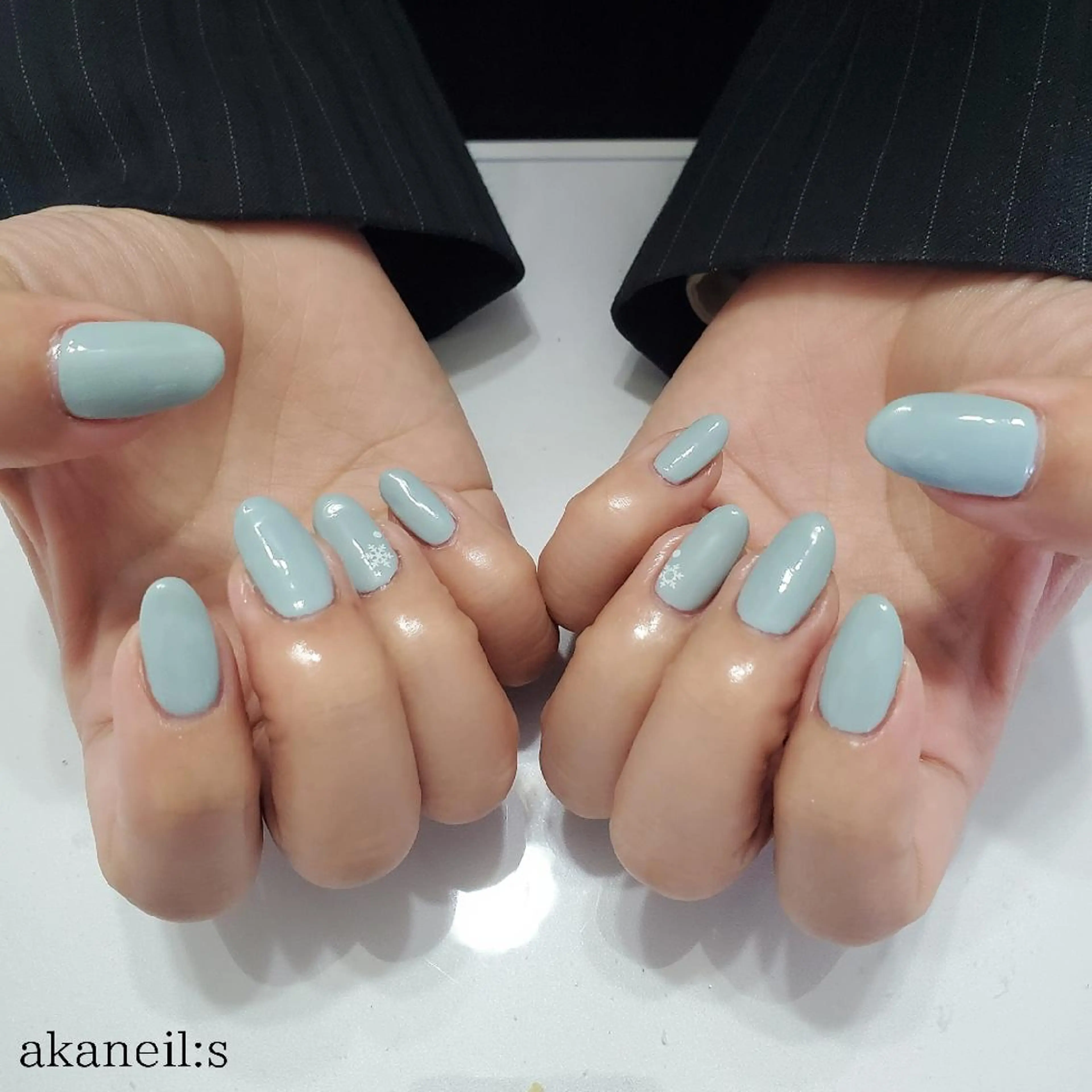 ネイル ブルー 【akaneils】 アカネのネイルデザイン