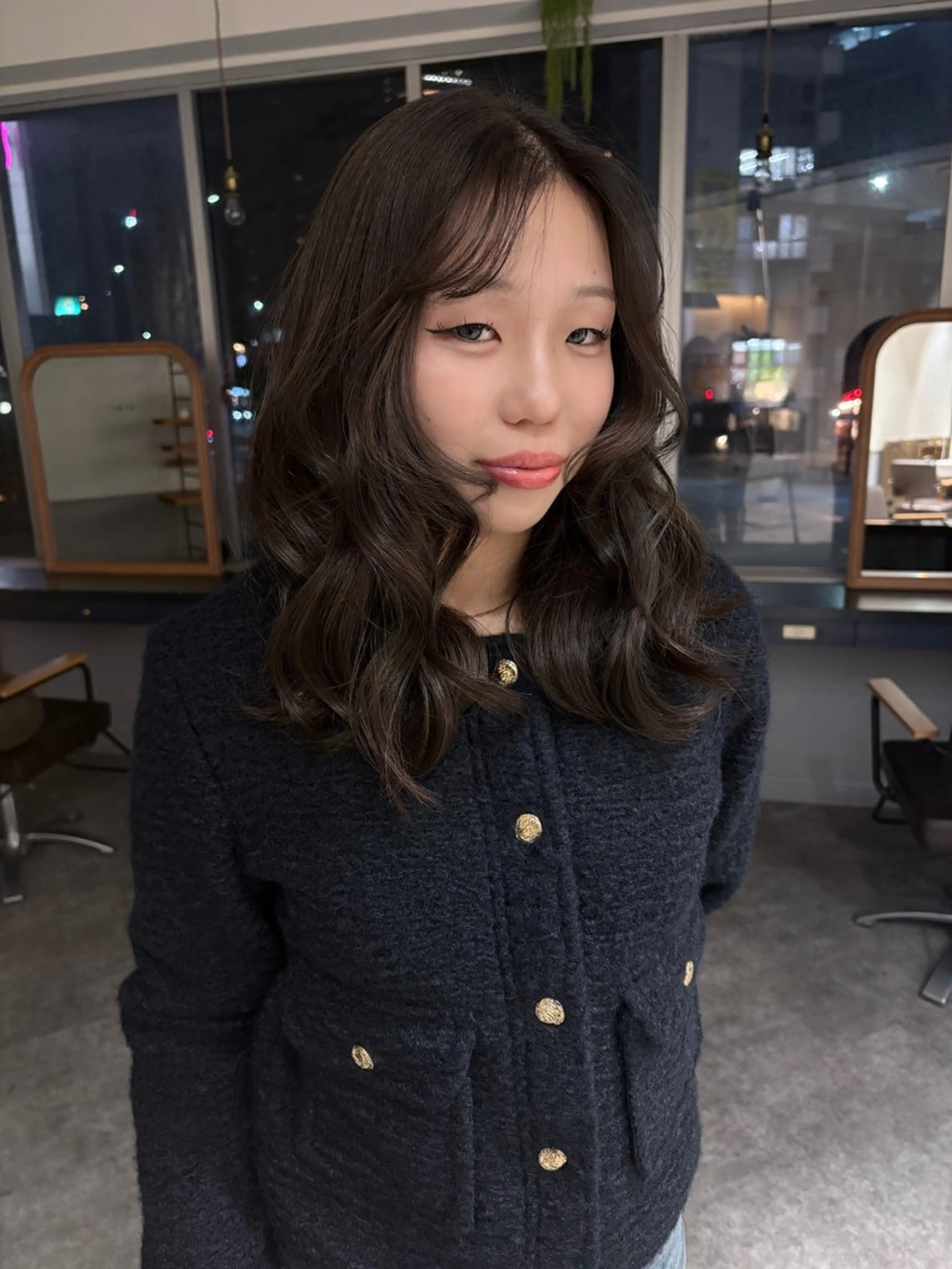 セミロング ヘアカラー siki yuikaのヘアスタイル