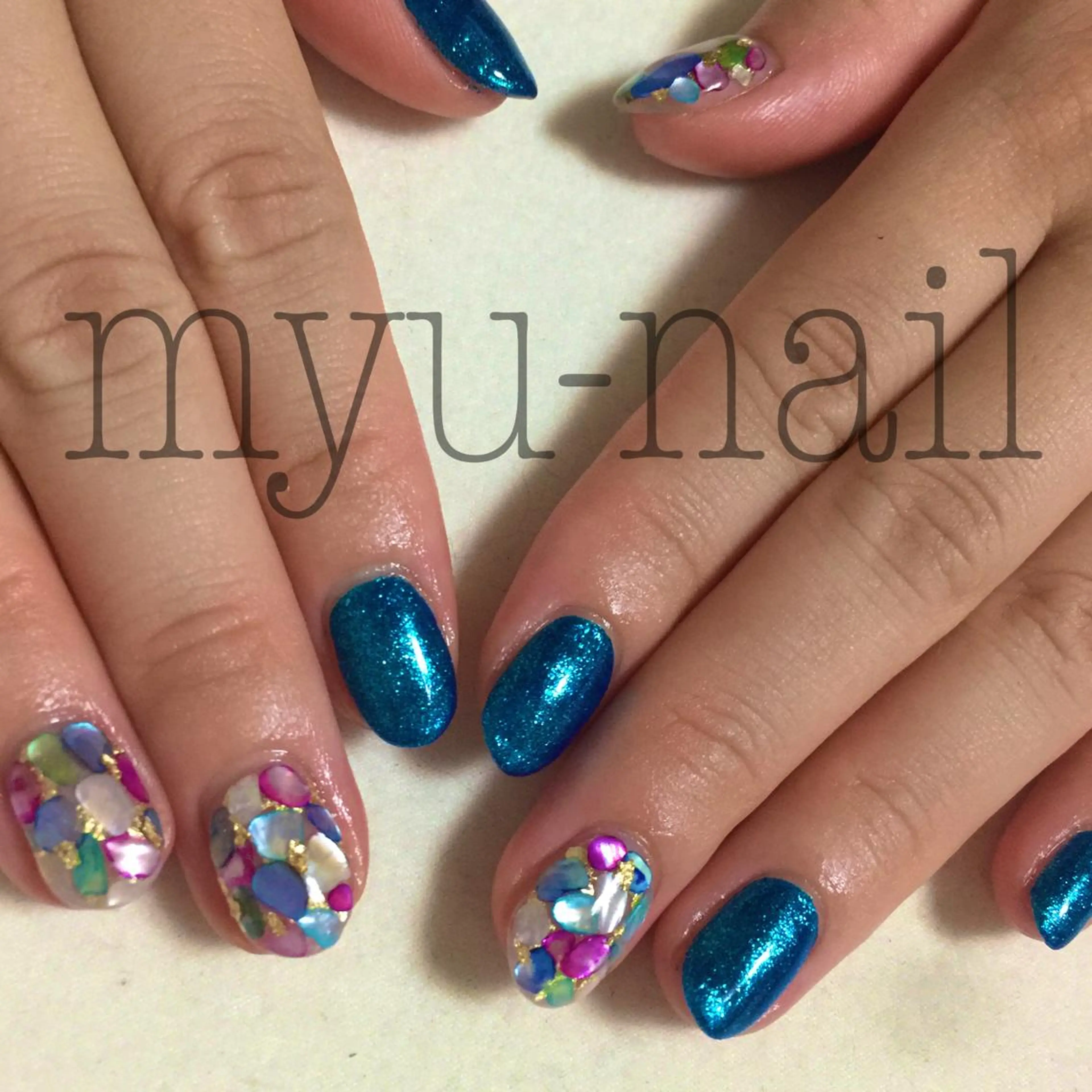 ネイル ハンドネイル ホームサロン myu-nailのネイルデザイン