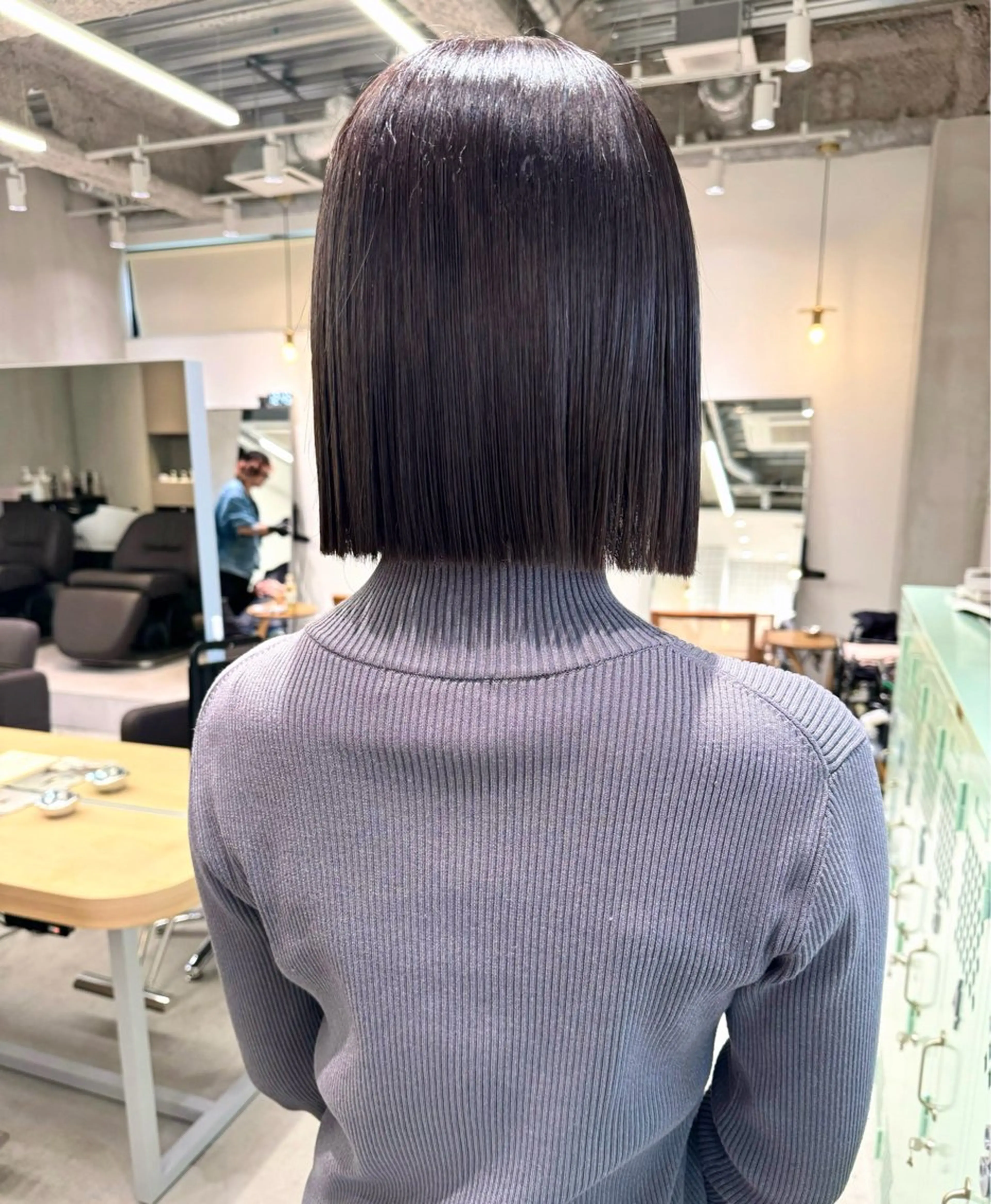 ショート ボブ タンバルモリ 韓国風ヘア 外ハネヘア カット 縮毛矯正 タッセルボブ /DAIKIのヘアスタイル