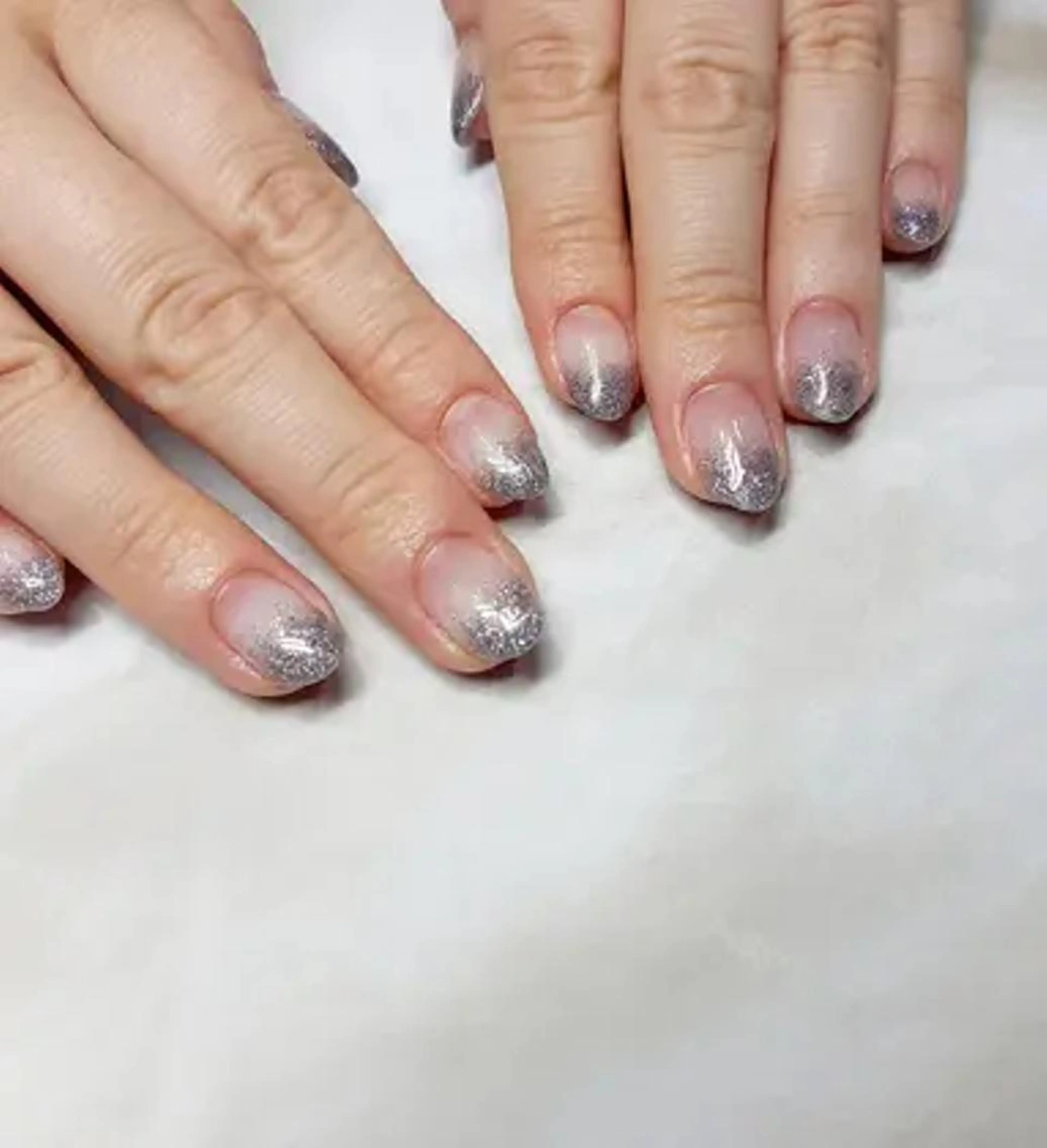 ネイル ラメ(グリッター) ラメグラデーション ハンドネイル キャンアイドレッシー 宇都宮店のネイルデザイン