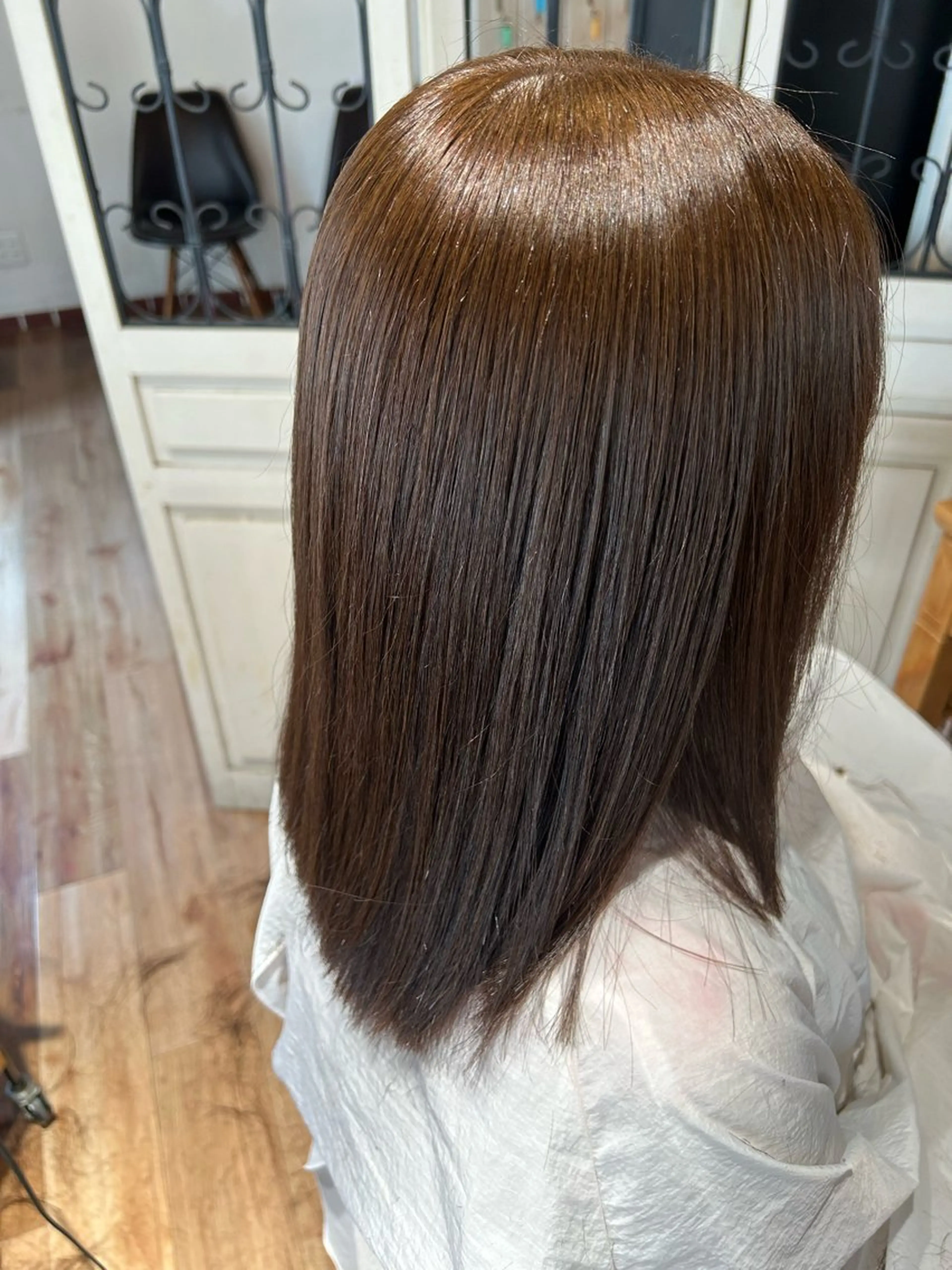 ミディアム 巽 愛夏のヘアスタイル
