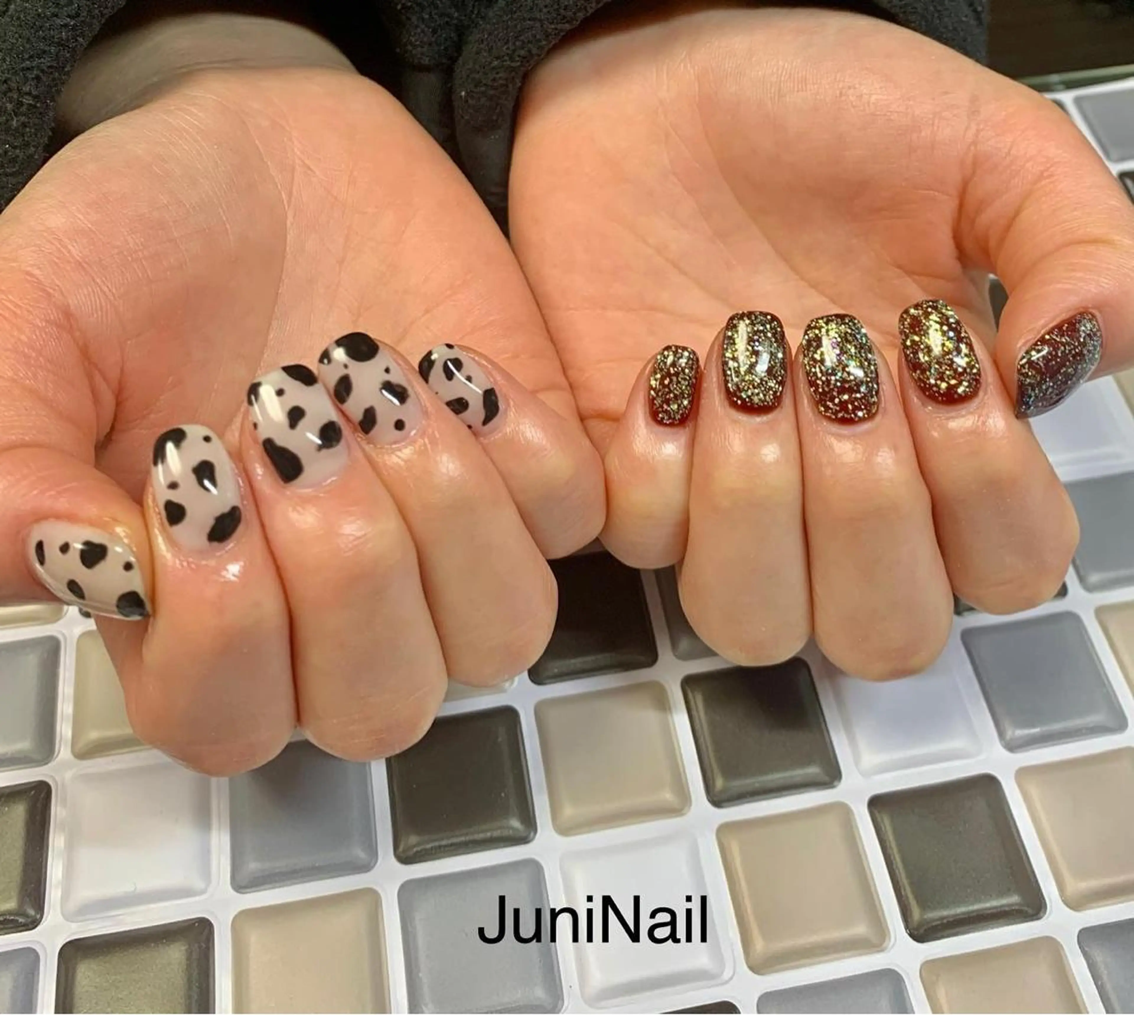 ネイル オーロラネイル クリアネイル 成人式 フラッシュネイル フレンチネイル ハンドネイル JuniNail 주니네일🇰🇷suのネイルデザイン